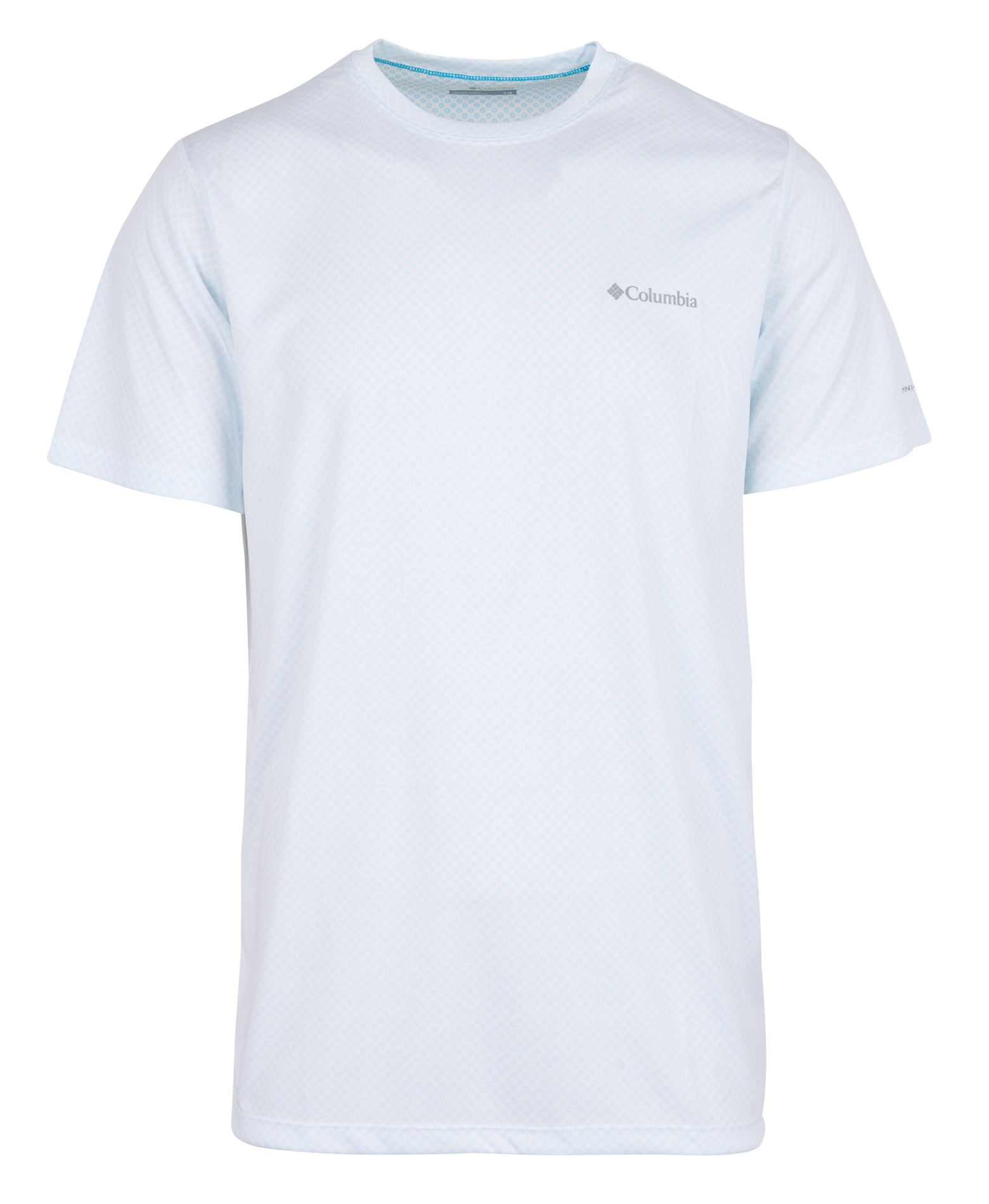 Tee-shirt droit à imprimé circulaire COLUMBIA Blanc