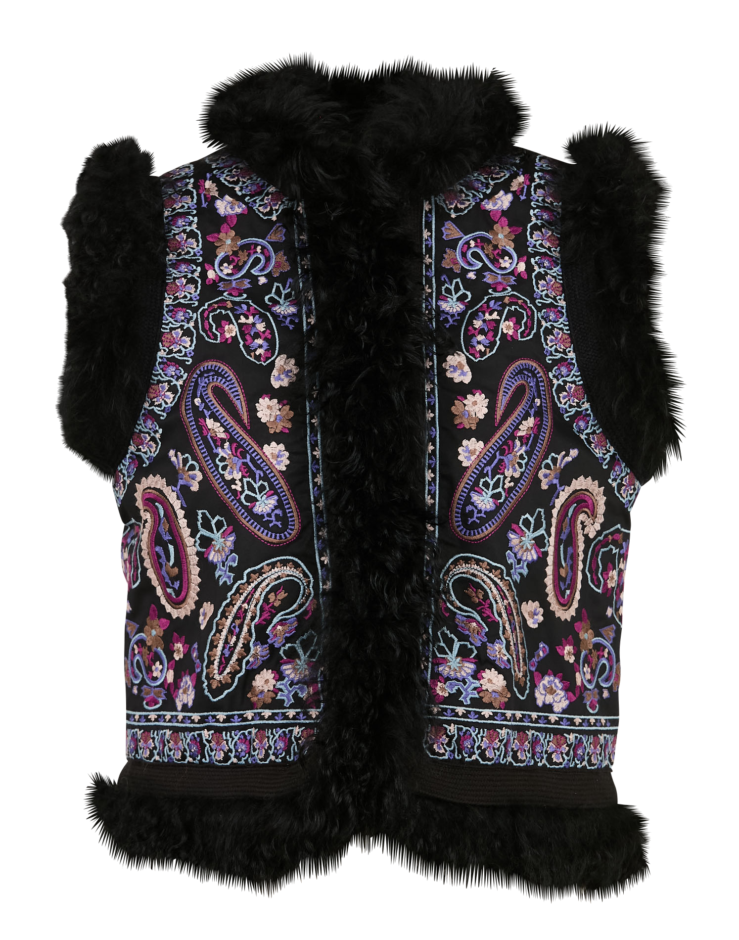 Gerader Baumwoll-Cardigan ANTIK BATIK Schwarz