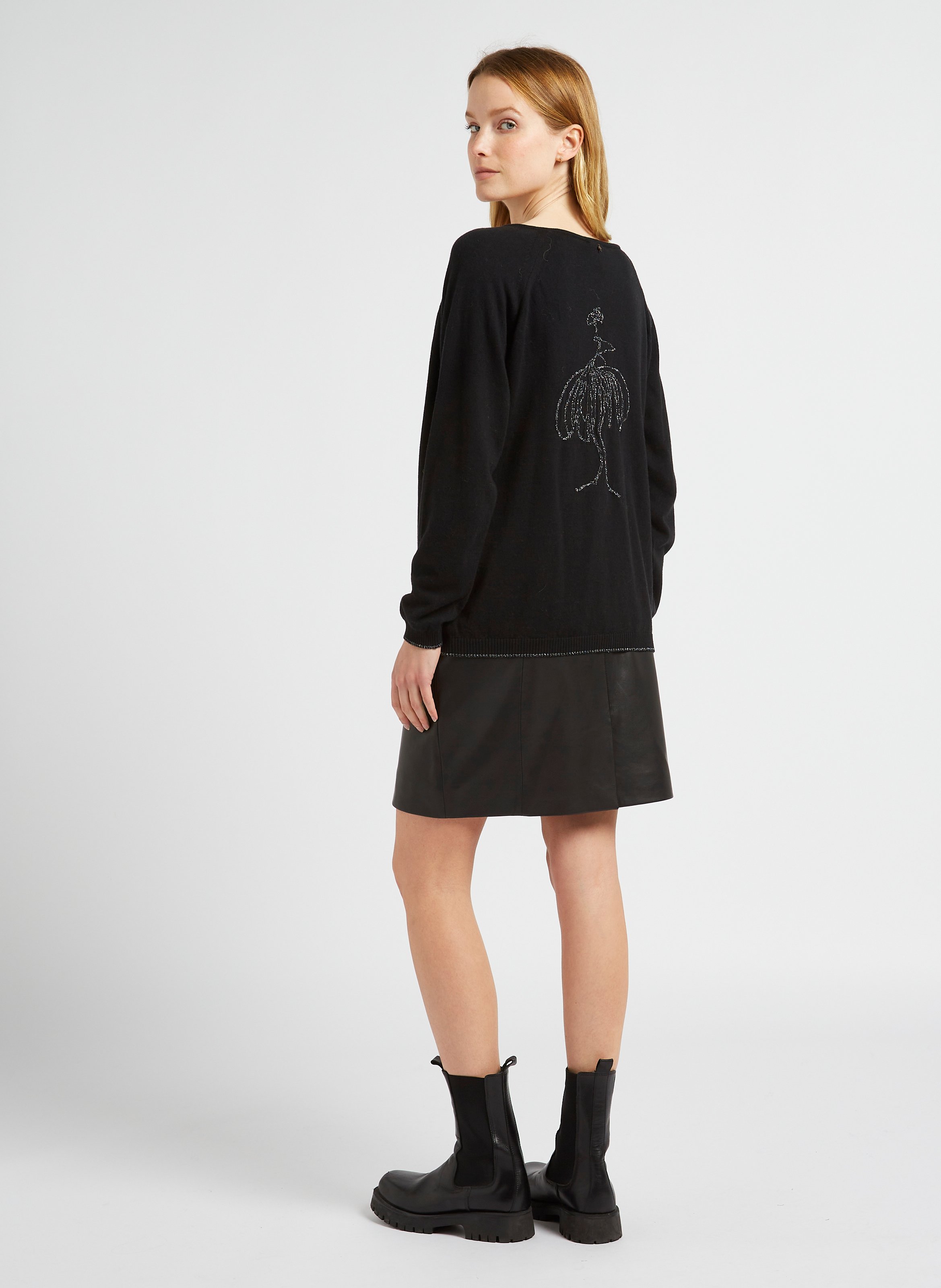 Jacquard Pullover Tree - offwhite – Wheat.eu