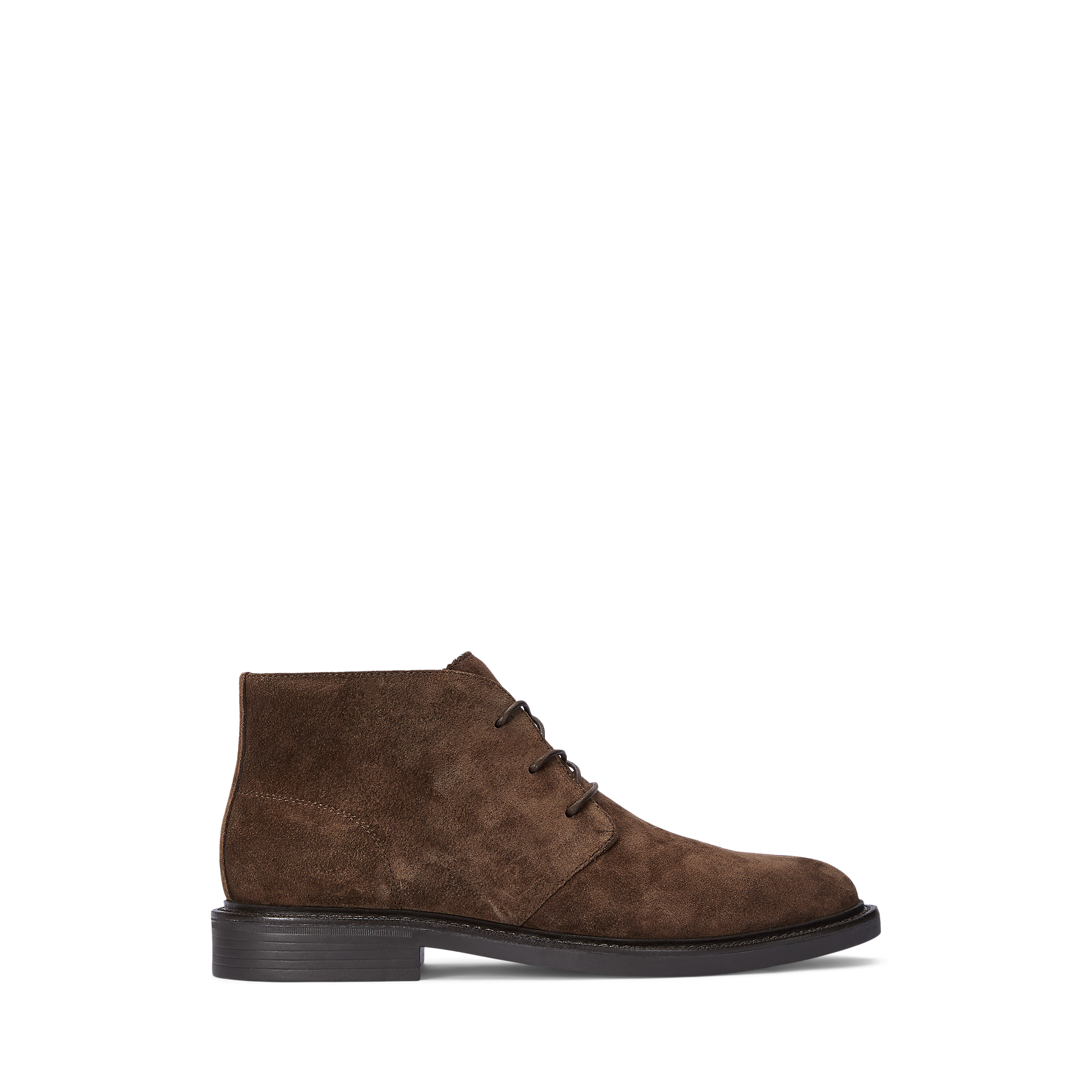 Bottines en cuir velours POLO RALPH LAUREN Marron