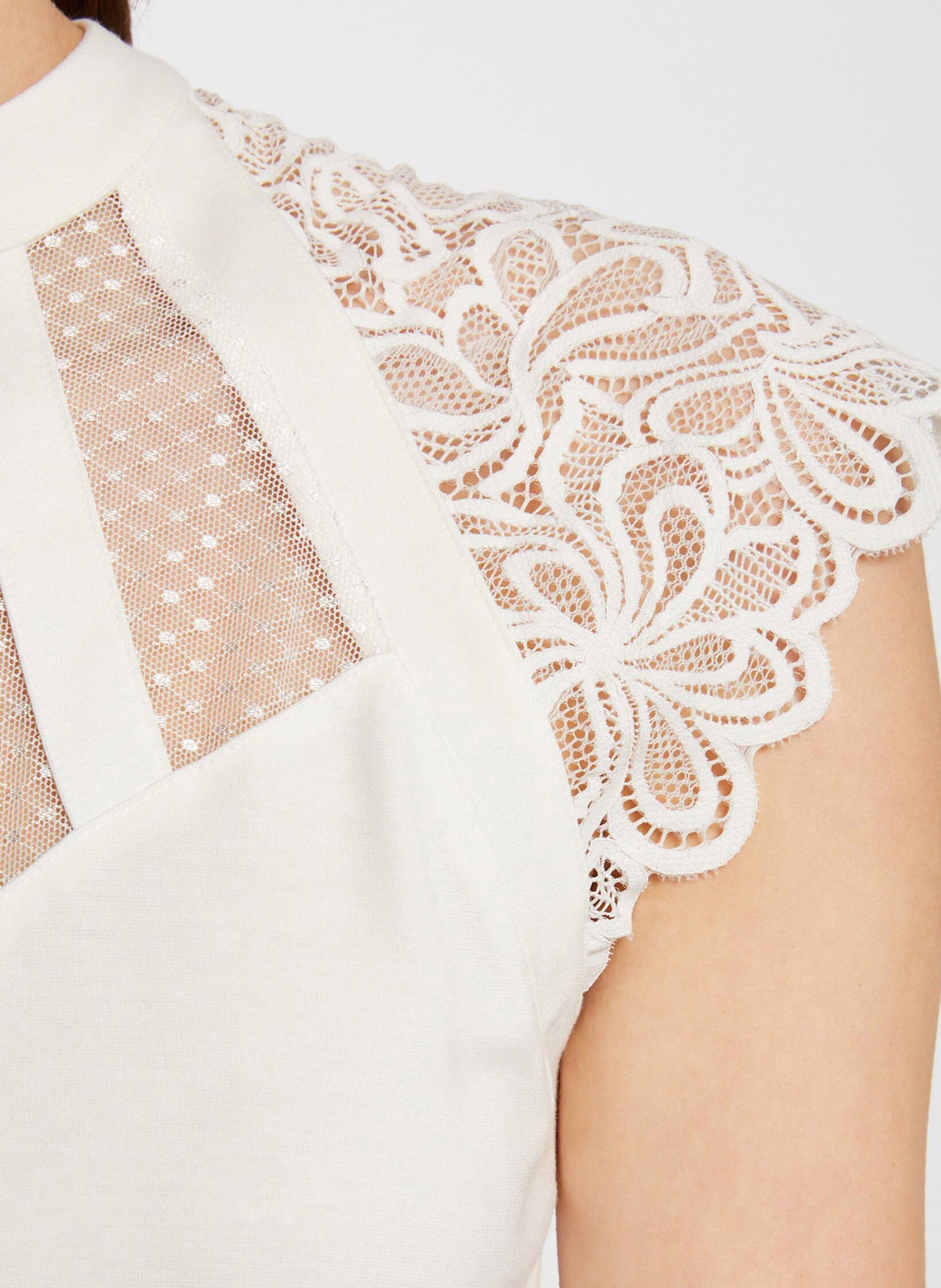 Top manches courtes MORGAN Blanc