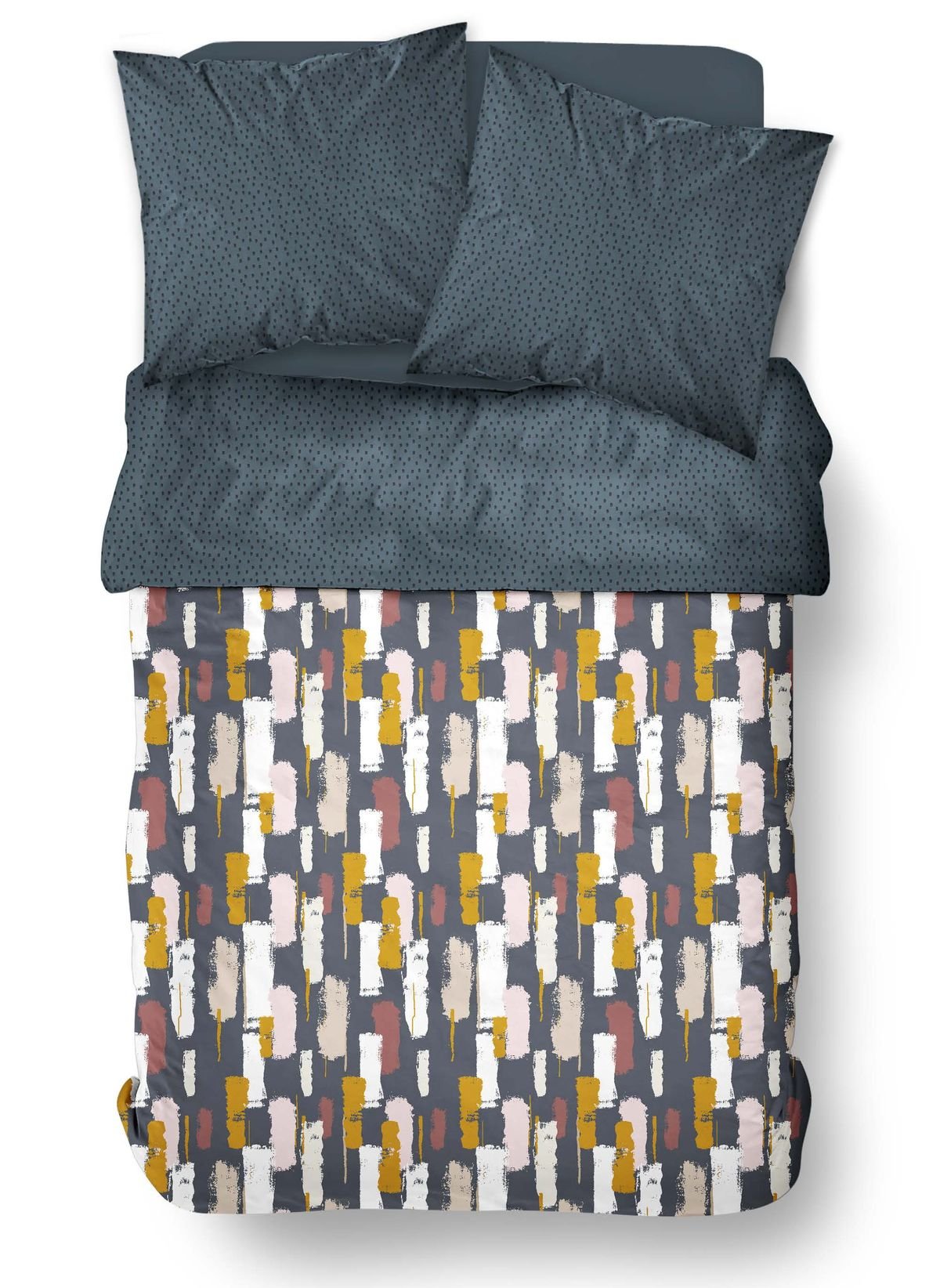 Cotton bedding set TODAY LINGE DE MAISON Blue