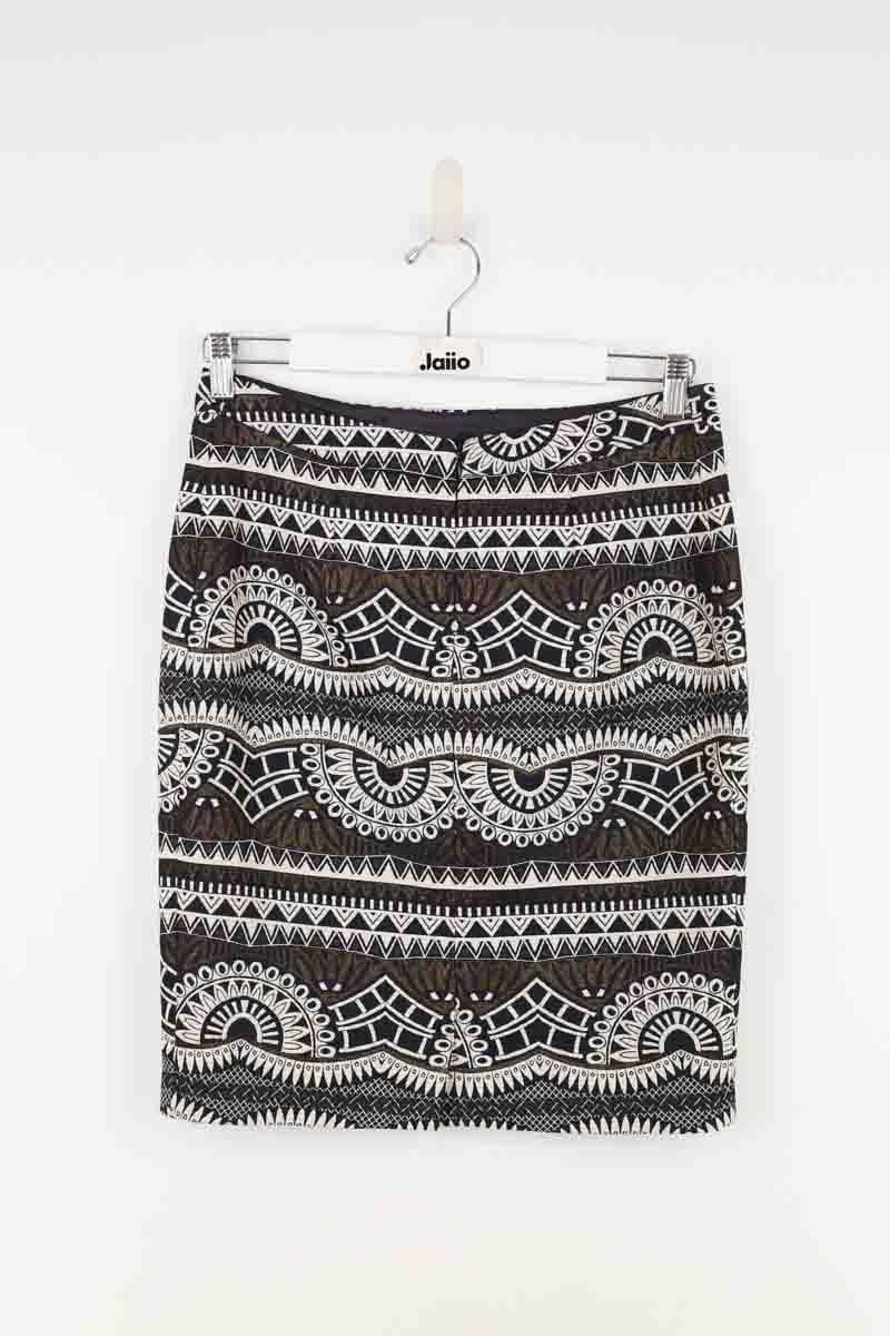 Cotton mini skirt CHLOE STORA - SECONDE MAIN Black
