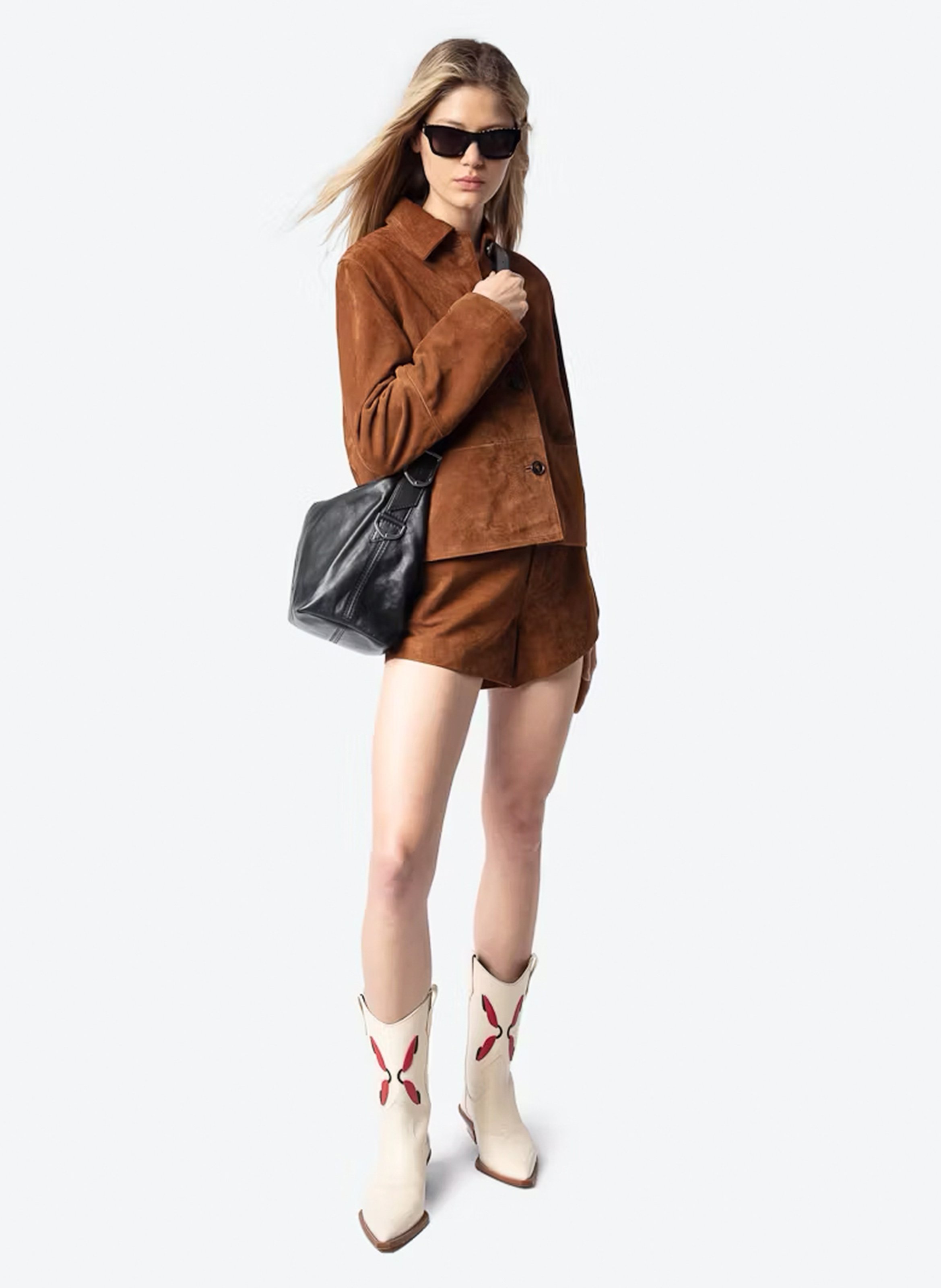 Leren crossbodytas  ZADIG&VOLTAIRE Zwart