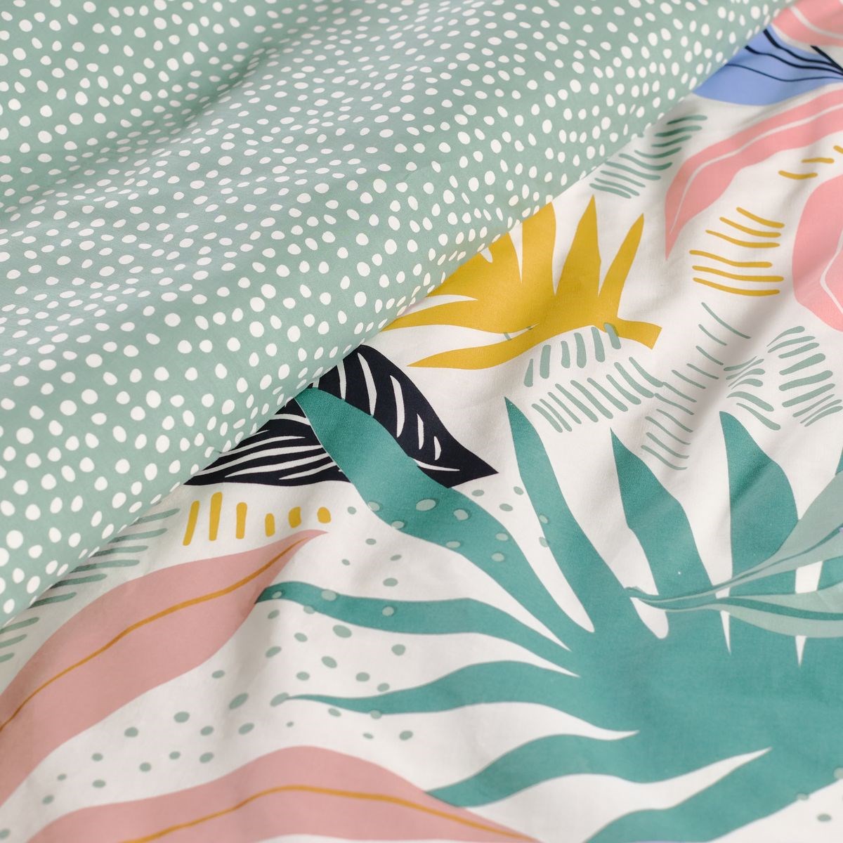 Cotton bedding set Green