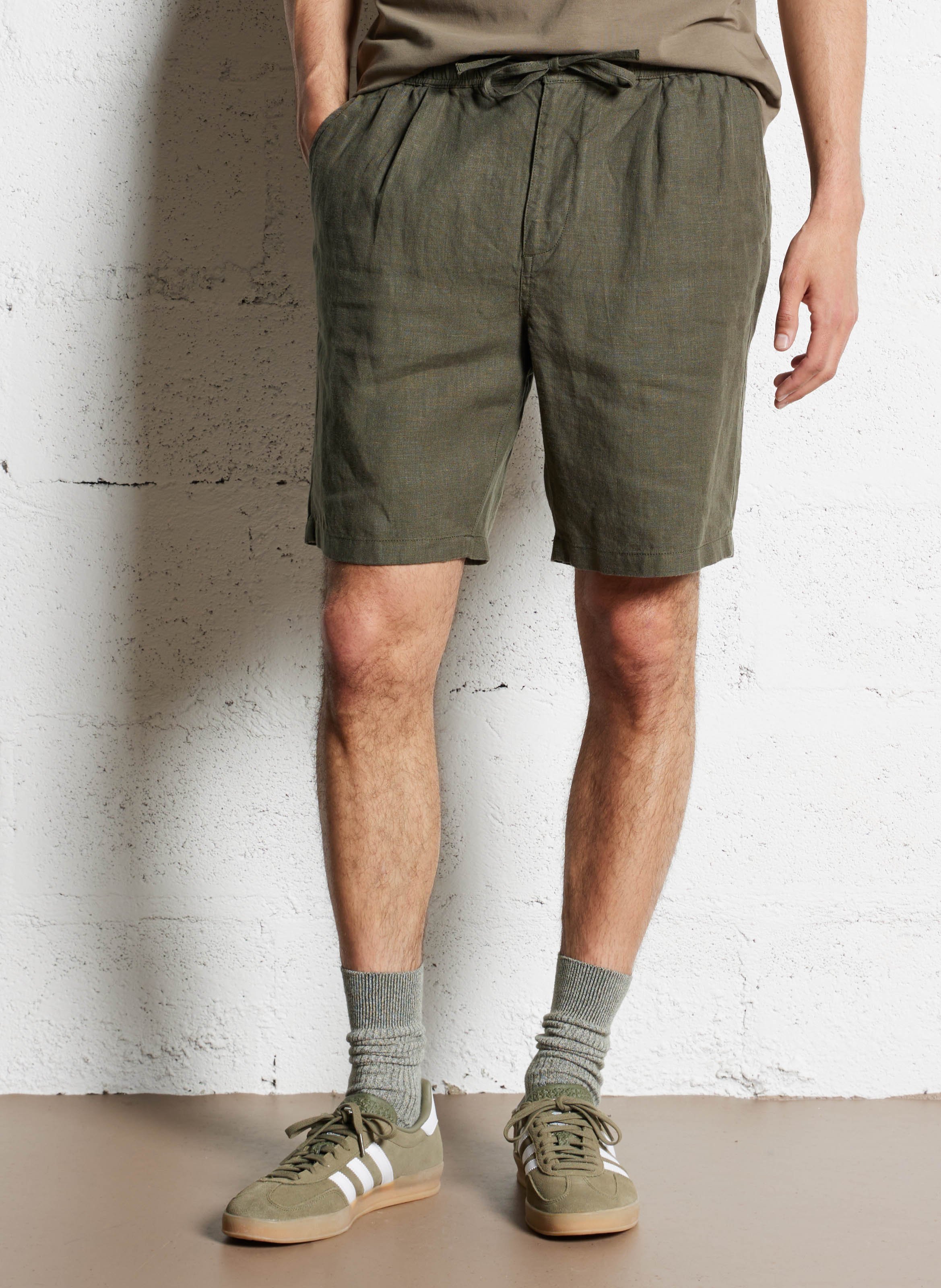 Short droit en lin KNOWLEDGE COTTON APPAREL