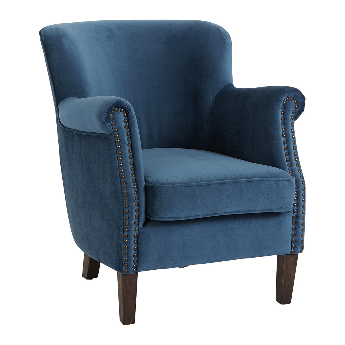 Pine armchair BLANC D'IVOIRE Blue