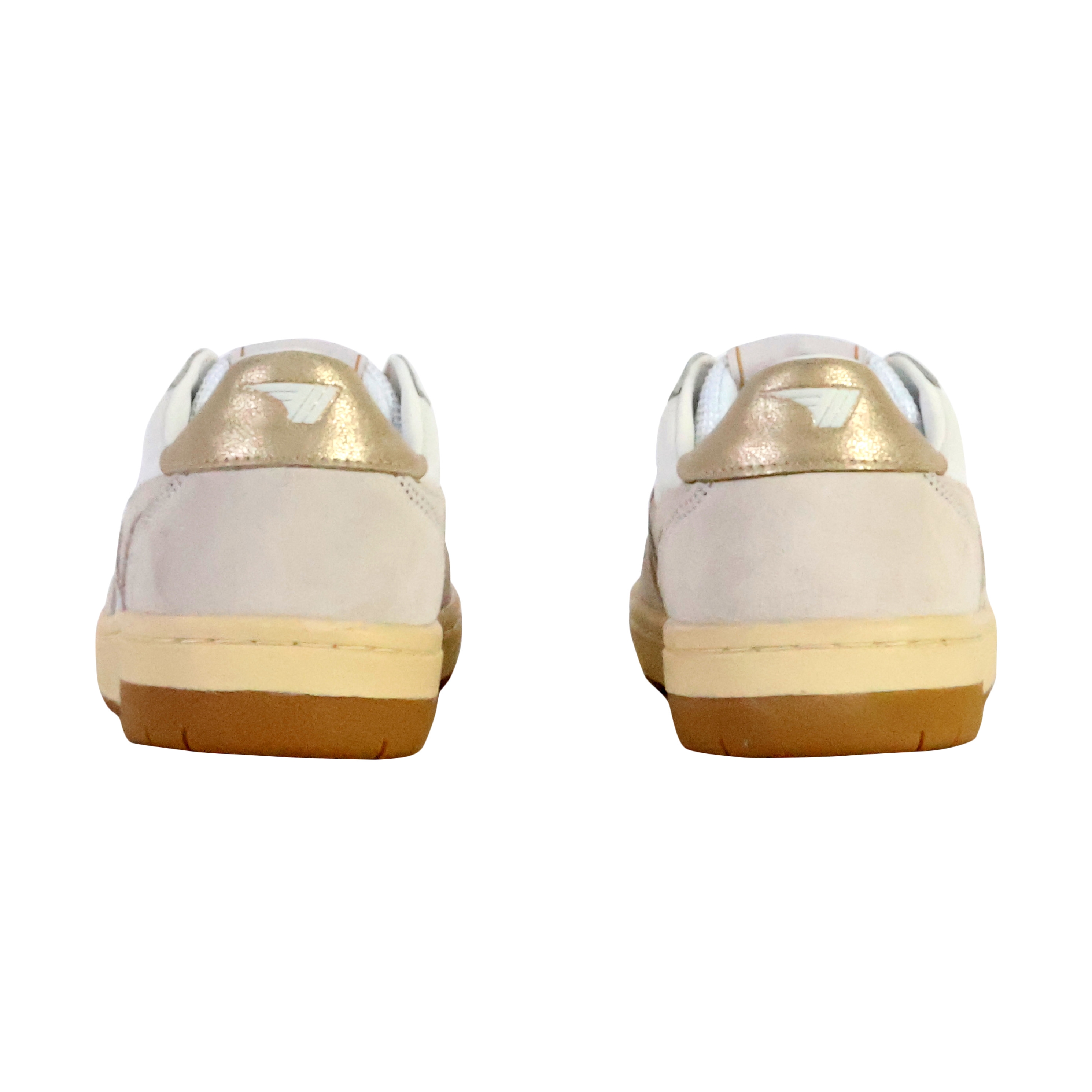 Hawk leather platform sneakers GOLA White