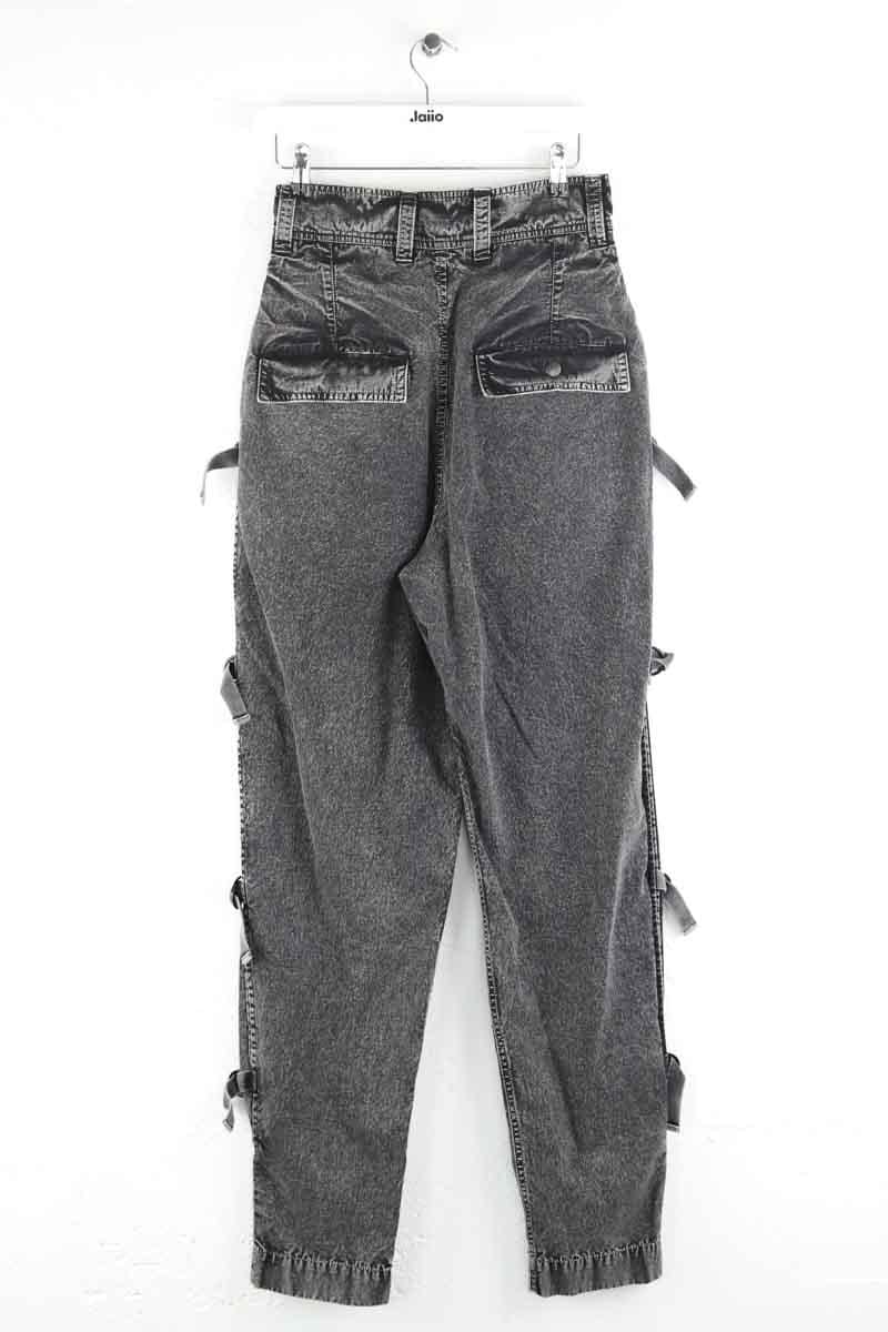 Cotton carrot pants ISABEL MARANT - Seconde Main Grey