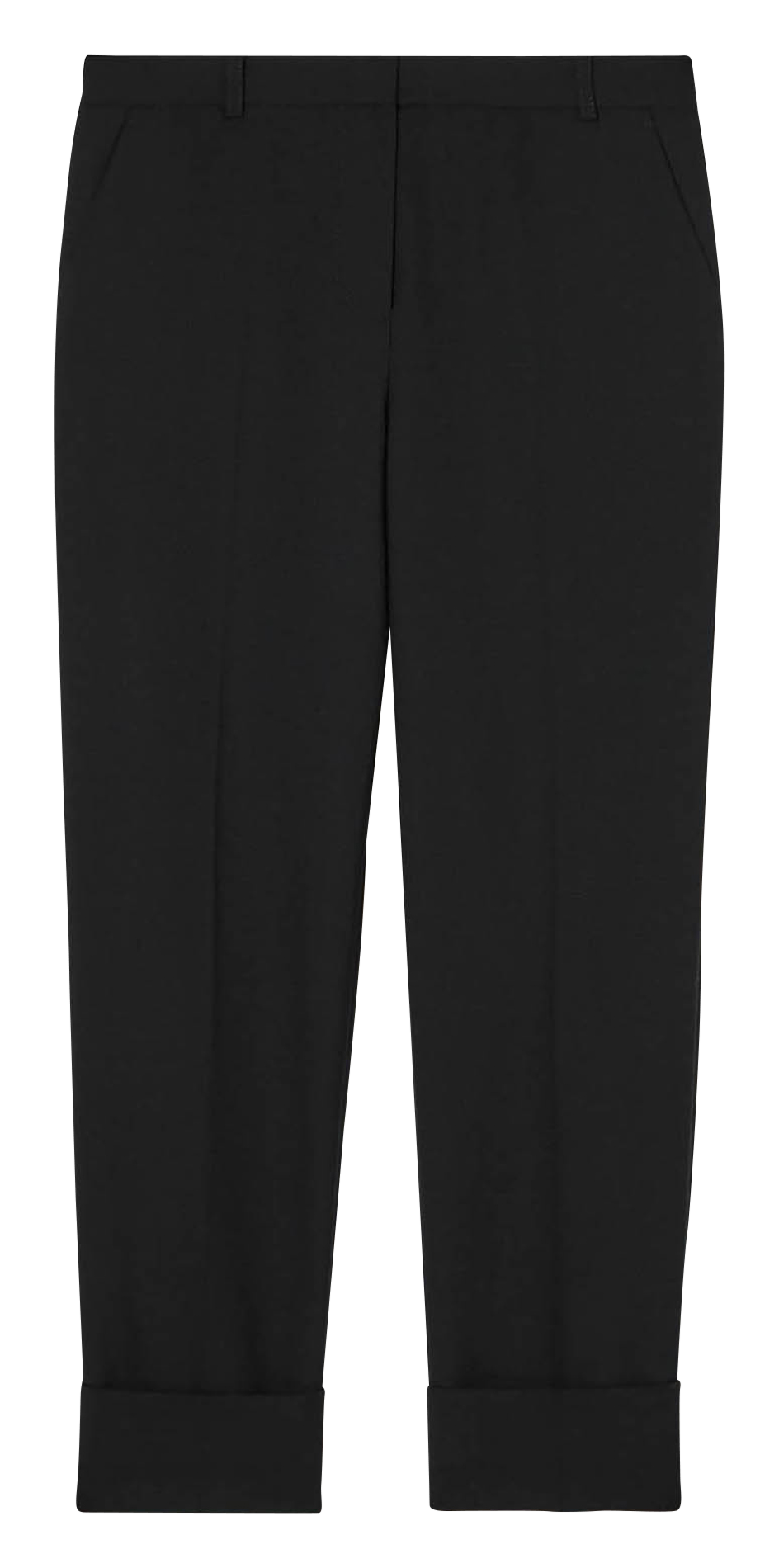 Pantalon droit en laine TARA JARMON Bleu