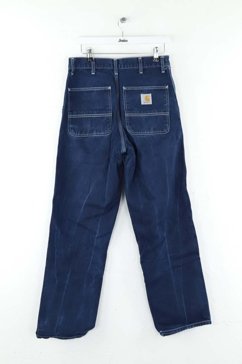 Slim-fit stretch cotton jeans with regular waist CARHARTT - SECONDE MAIN Blue