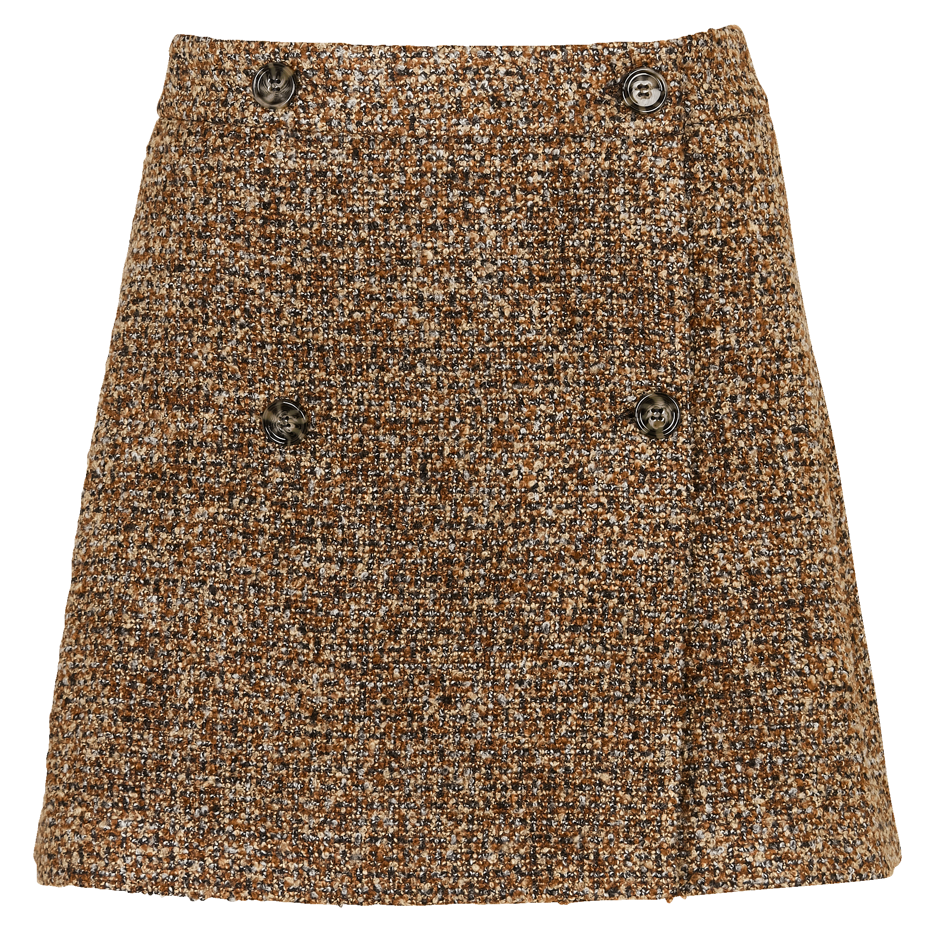 Flared tweed skirt PETITE MENDIGOTE Multicolored
