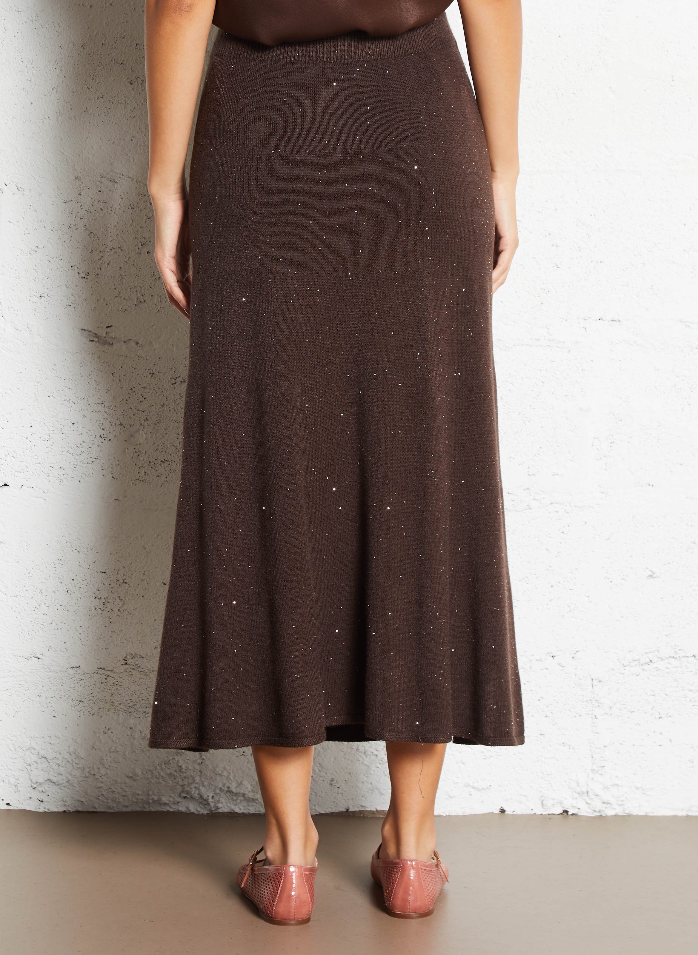 Ausgestellter Maxirock LIU JO Braun