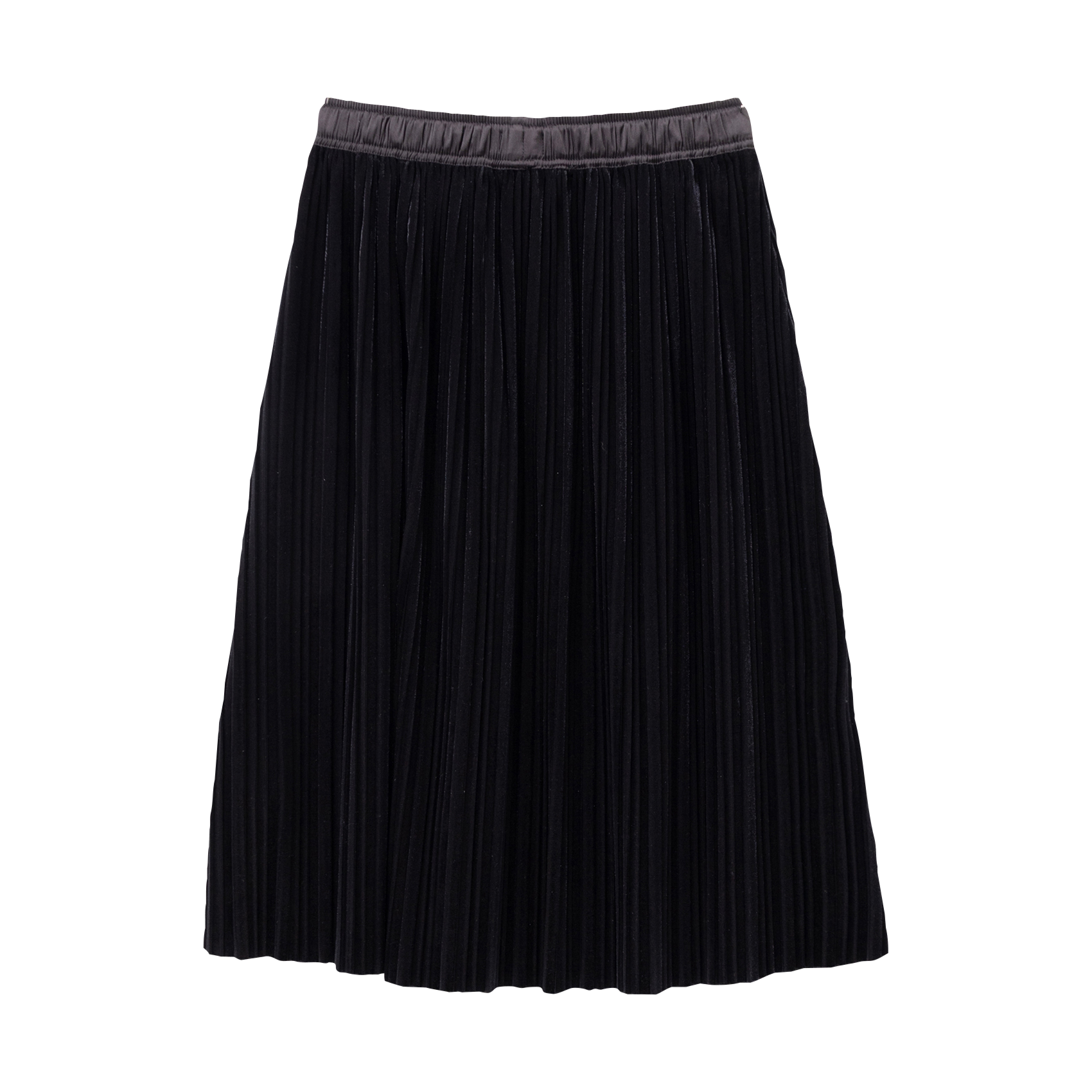 Jupe midi en velours IKKS JUNIOR Noir