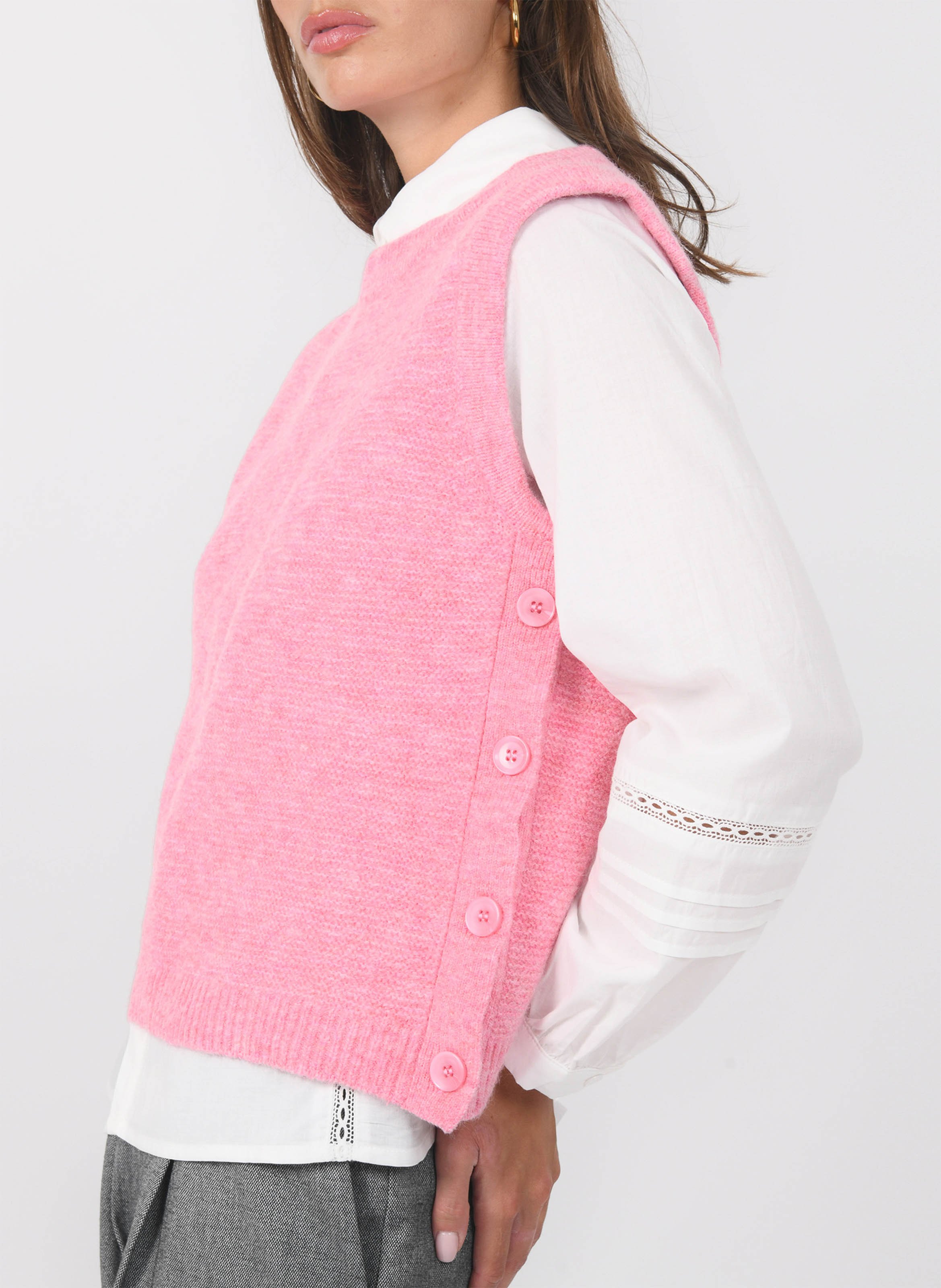 Ärmelloser Pullover KOOKAI Rosa