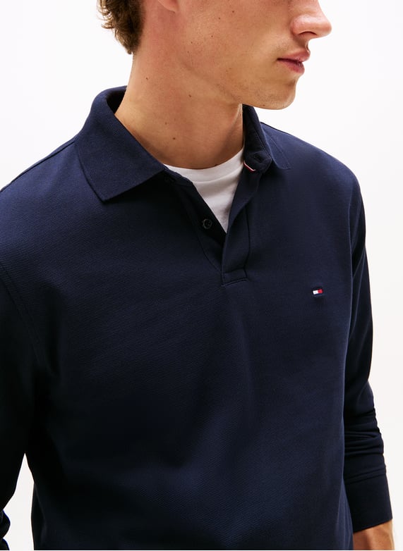 Regular-Fit organic cotton-Blend polo shirt Blue Tommy hilfiger - Men | Place des Tendances Regular-Fit organic cotton-Blend polo shirt Blue Tommy hilfiger - Men | Place des Tendances
