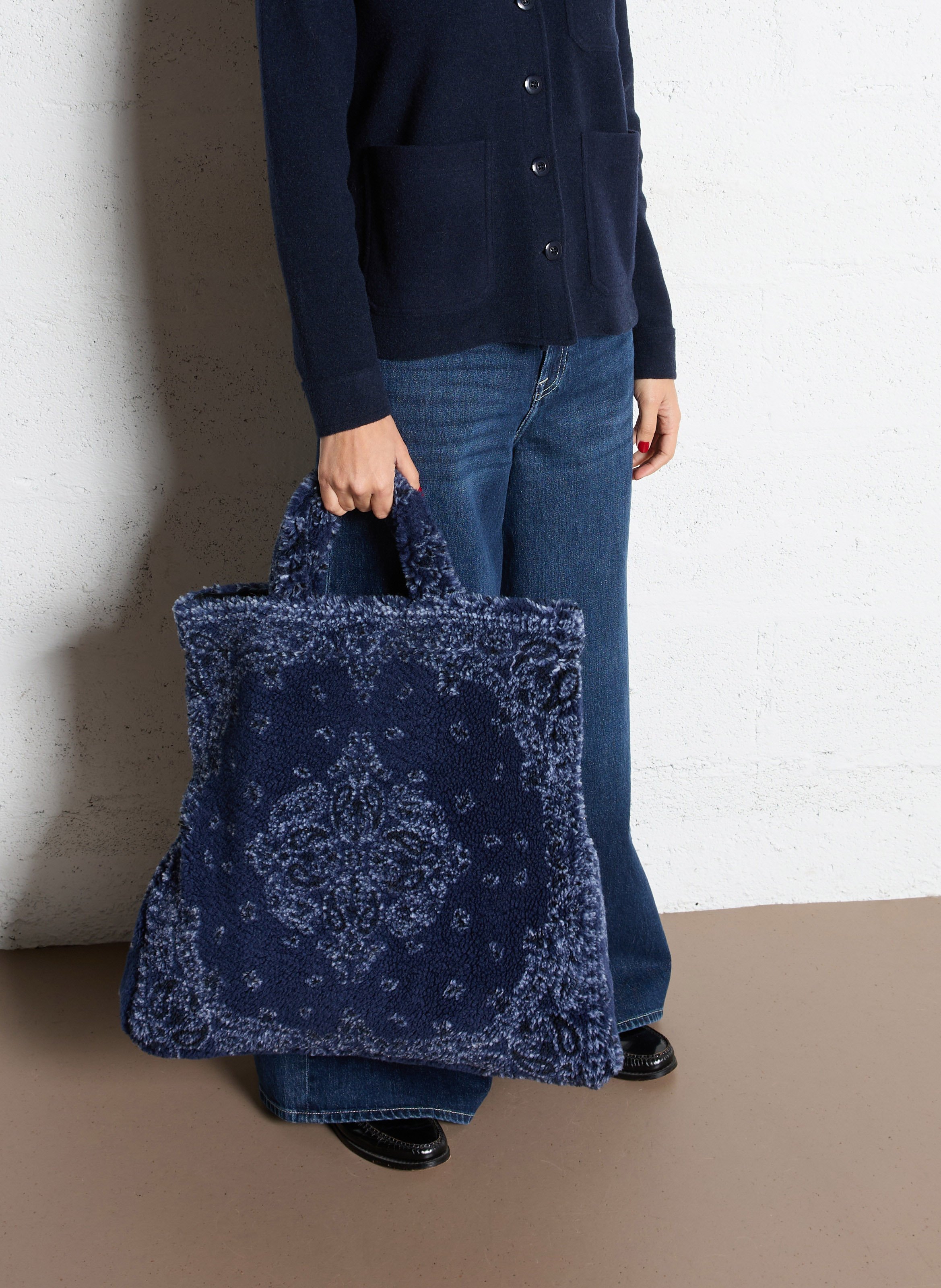 Bandana shopping bag BERENICE Blue