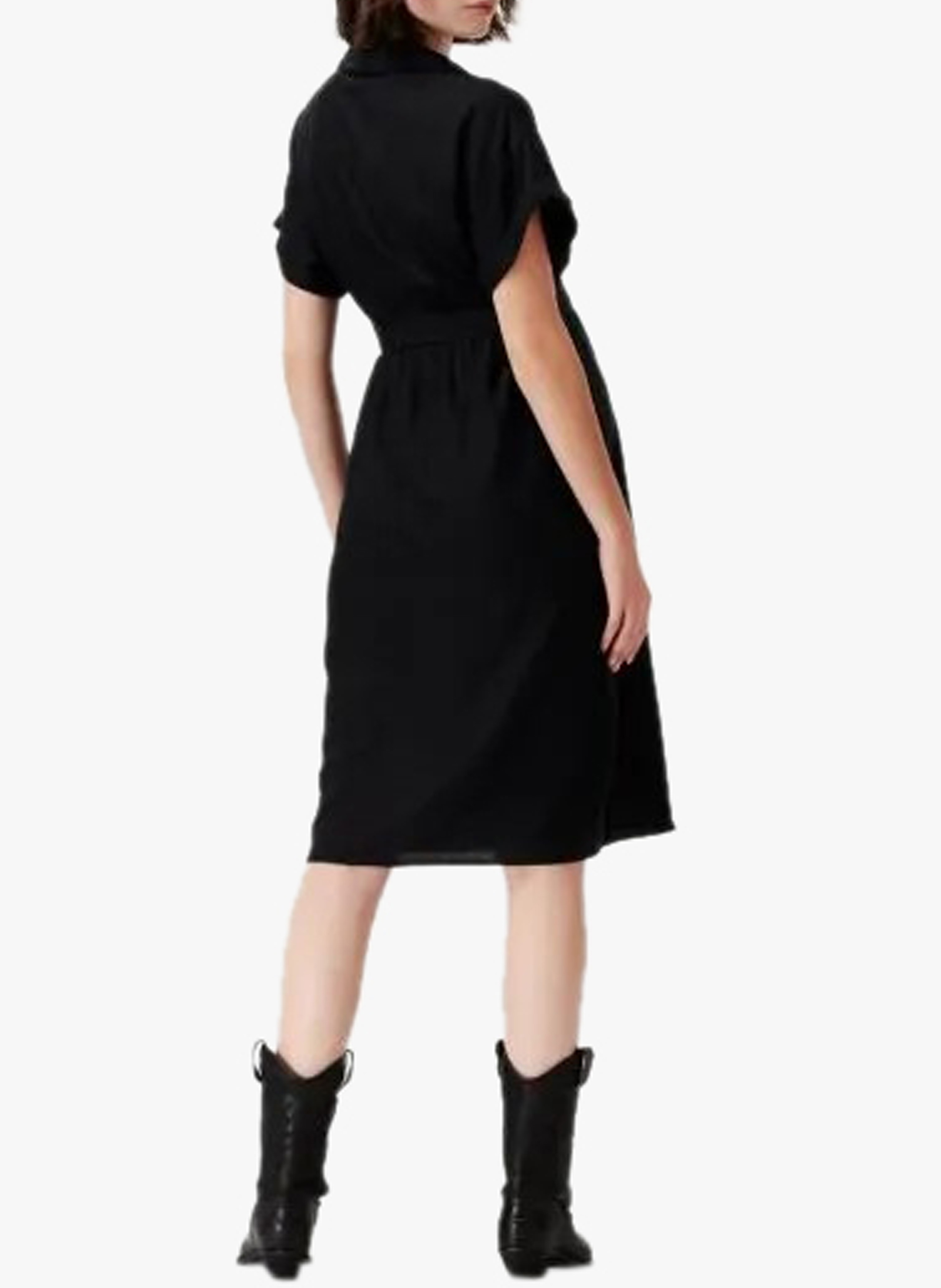 Robe midi d'allaitement  SUPERMOM Noir