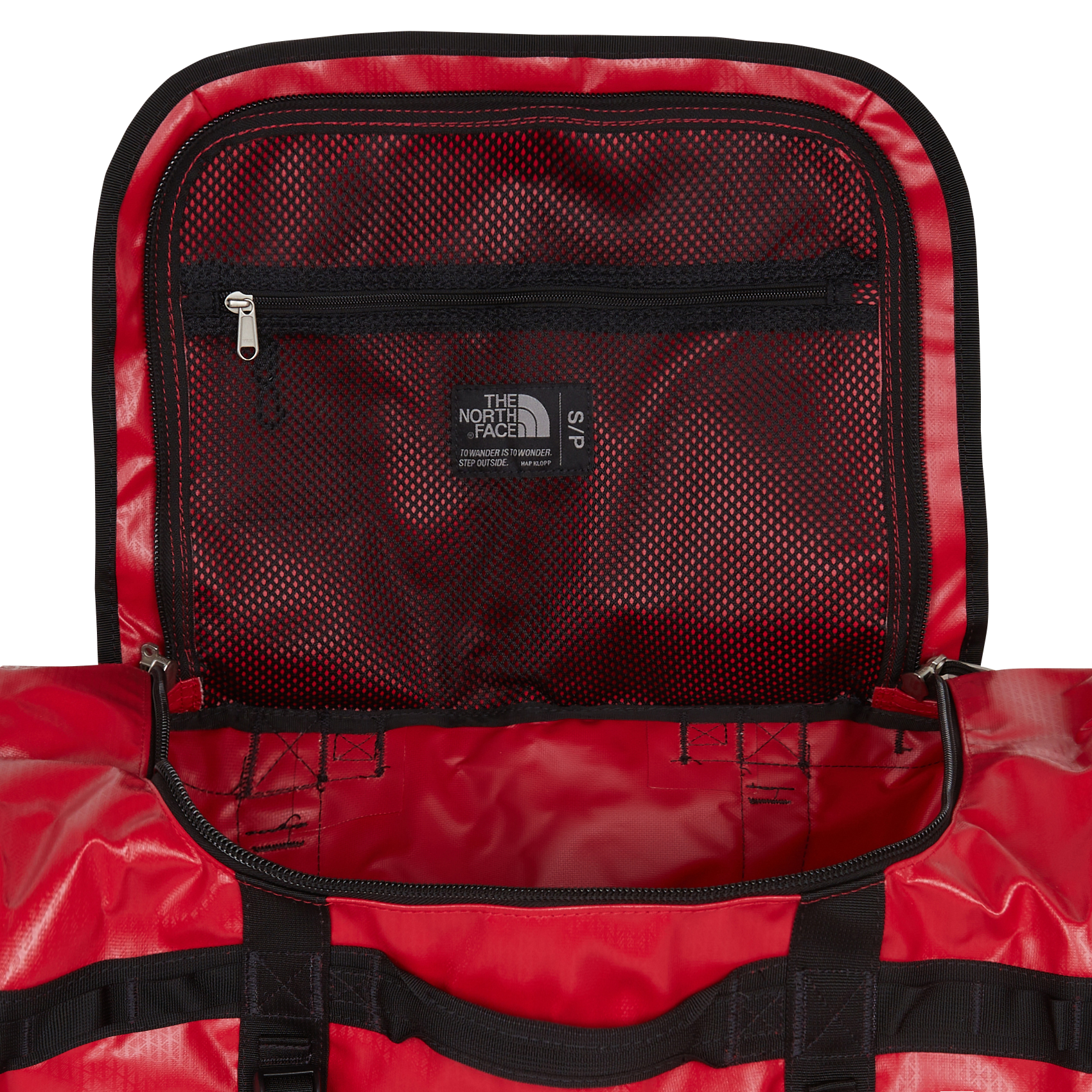 Sac de voyage compacte uni  THE NORTH FACE Rouge