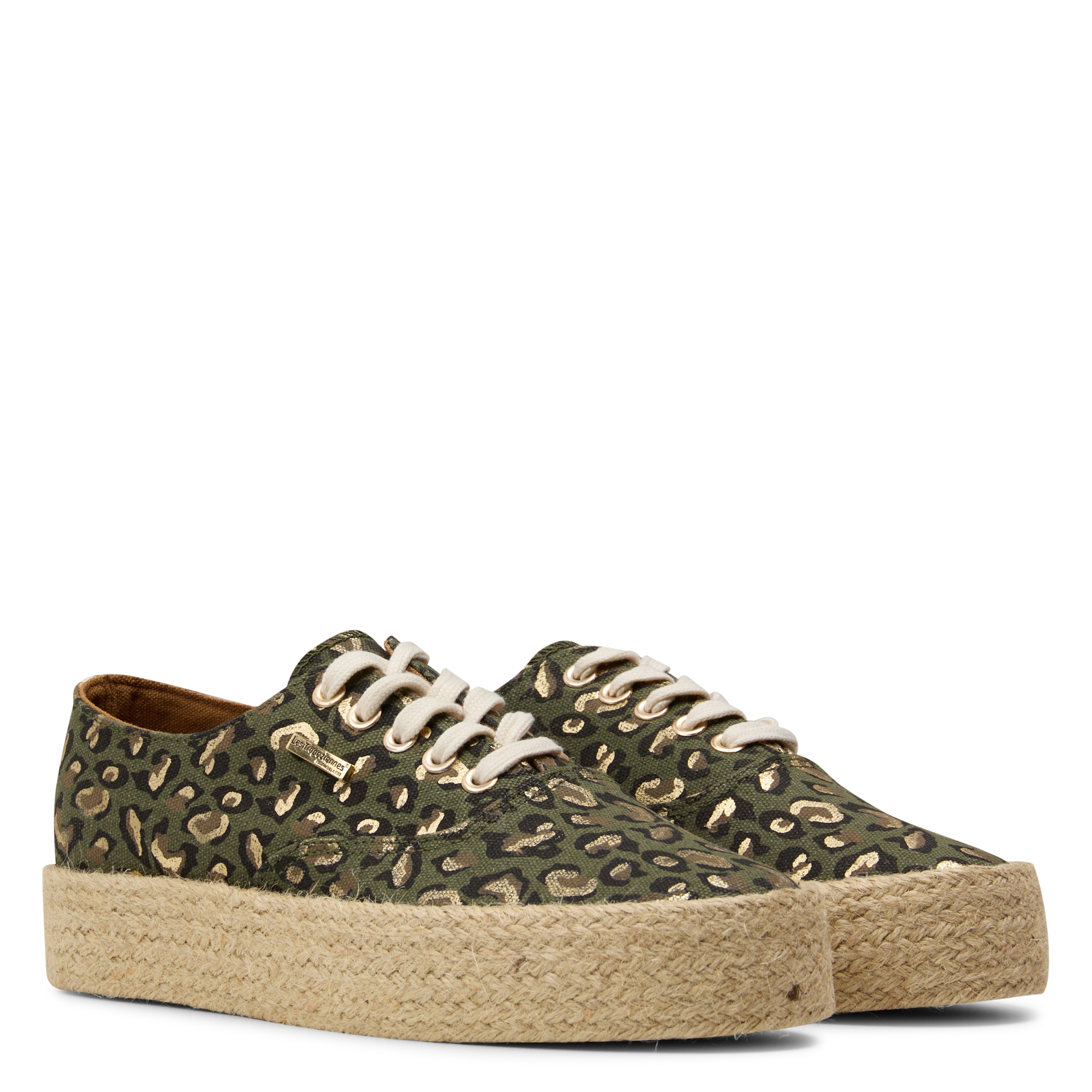 Espadrilles en coton LES TROPEZIENNES PAR M.BELARBI Kaki