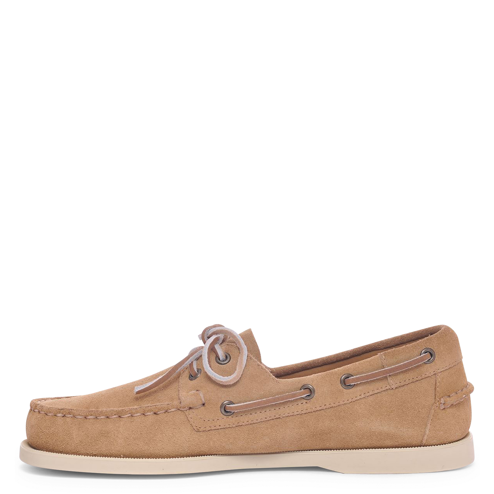 Veterschoenen van suède leer SEBAGO Beige