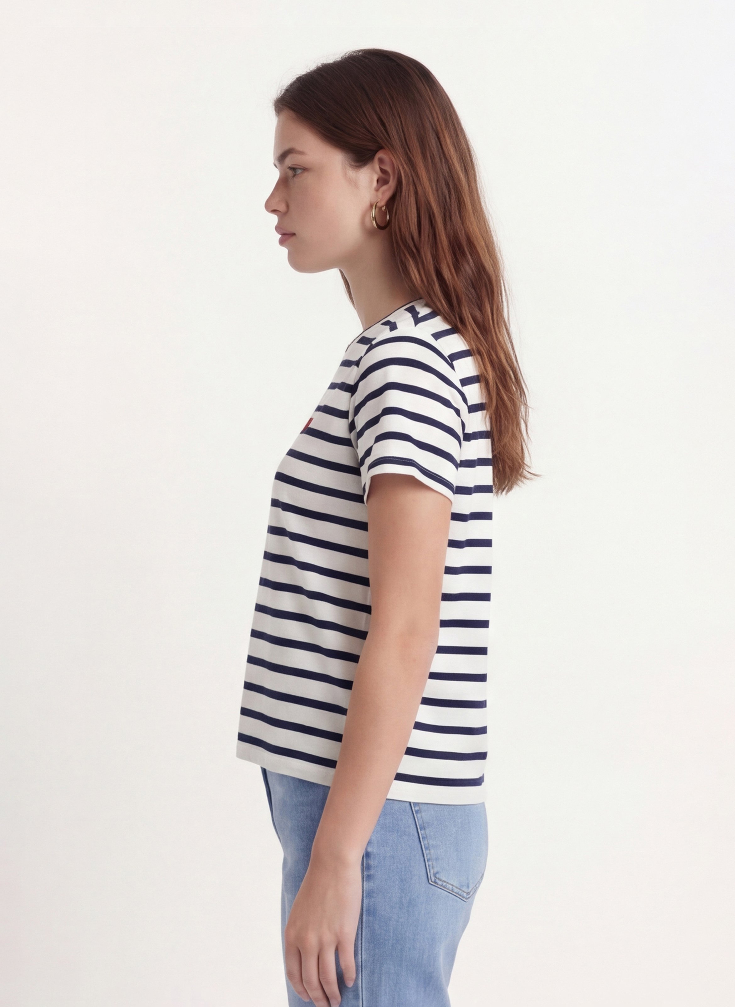 Tee-shirt col rond en coton KOOKAI Blanc