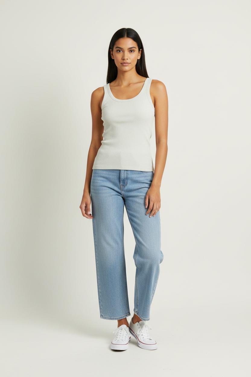 Top & débardeur COMPTOIR DES COTONNIERS - Seconde main Blanc