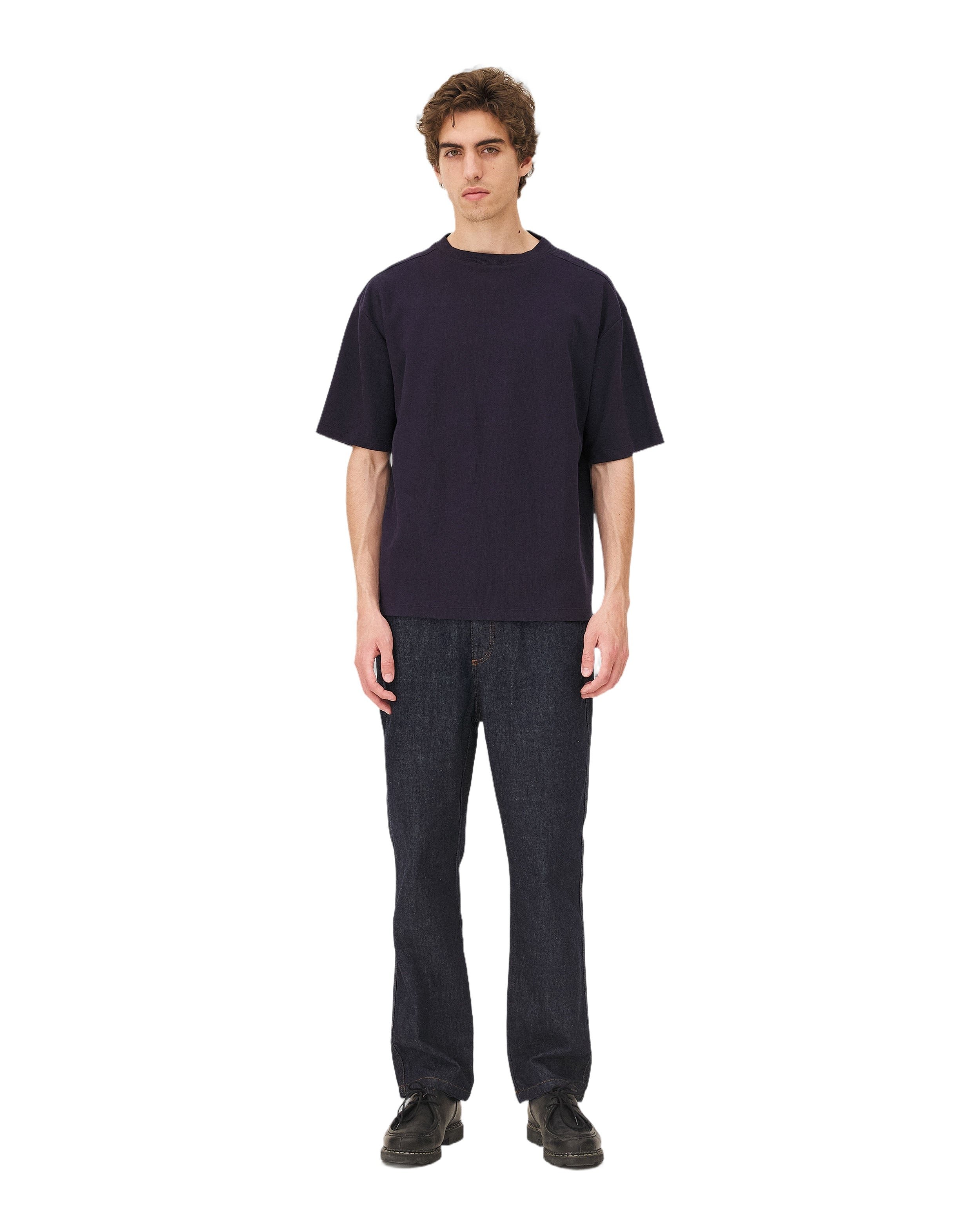 Oversized t-shirt navy Noyoco Blue