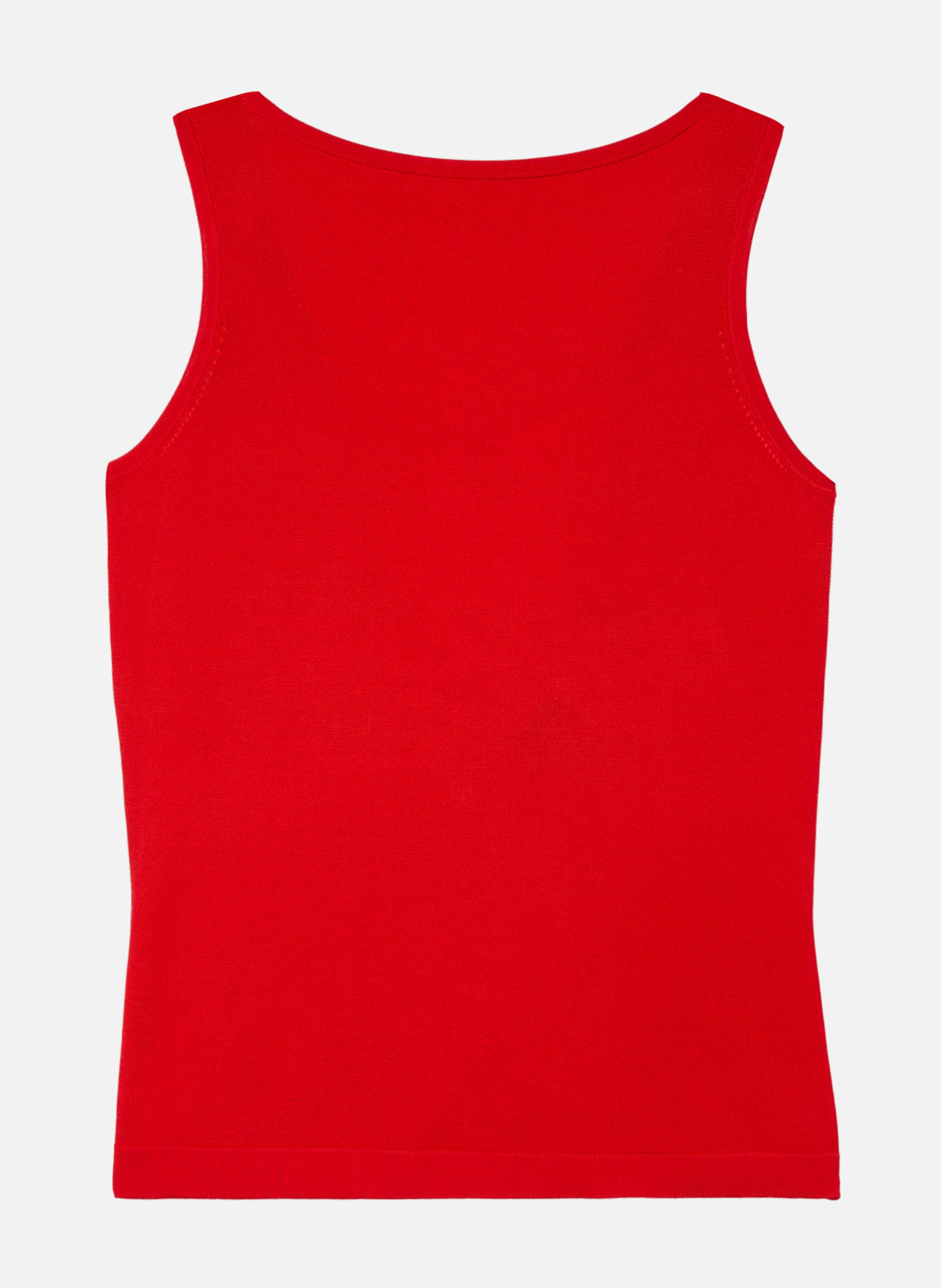 Knit top with chains THE KOOPLES Red