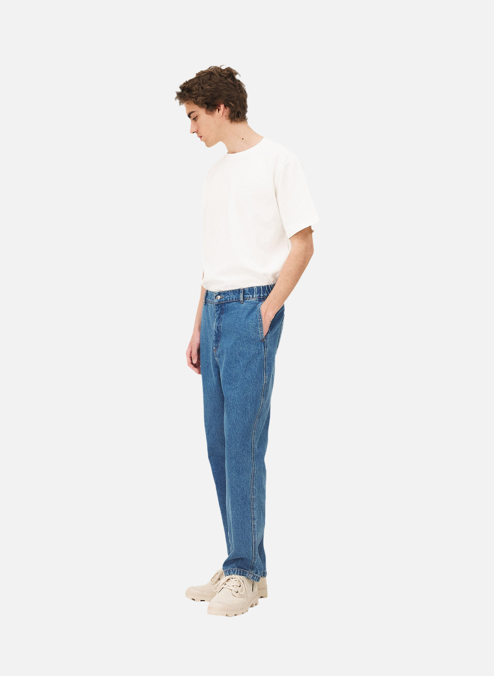 Wide leg jeans Calder Denim Light | Blue Noyoco Men