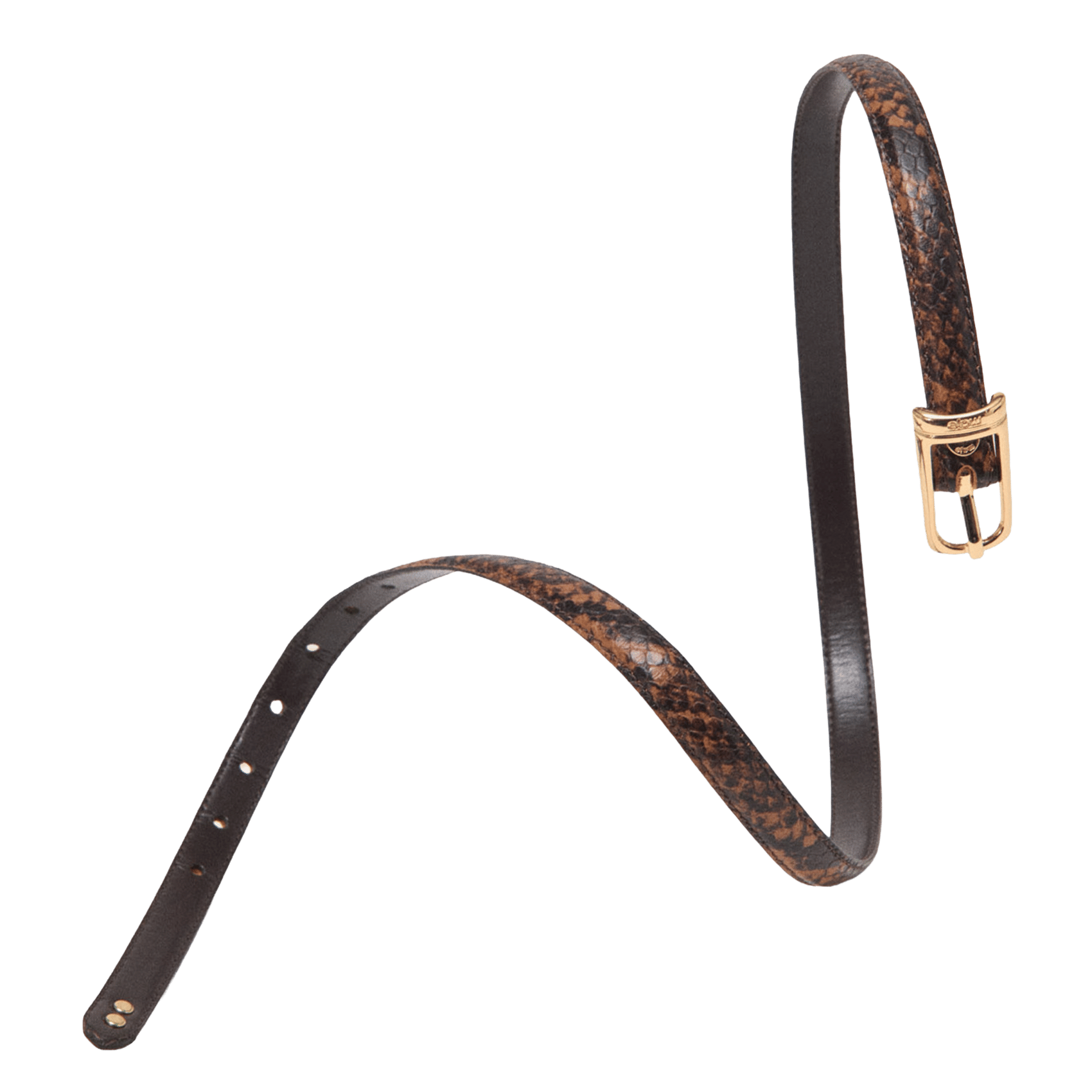 Ceinture en cuir MAJE Marron