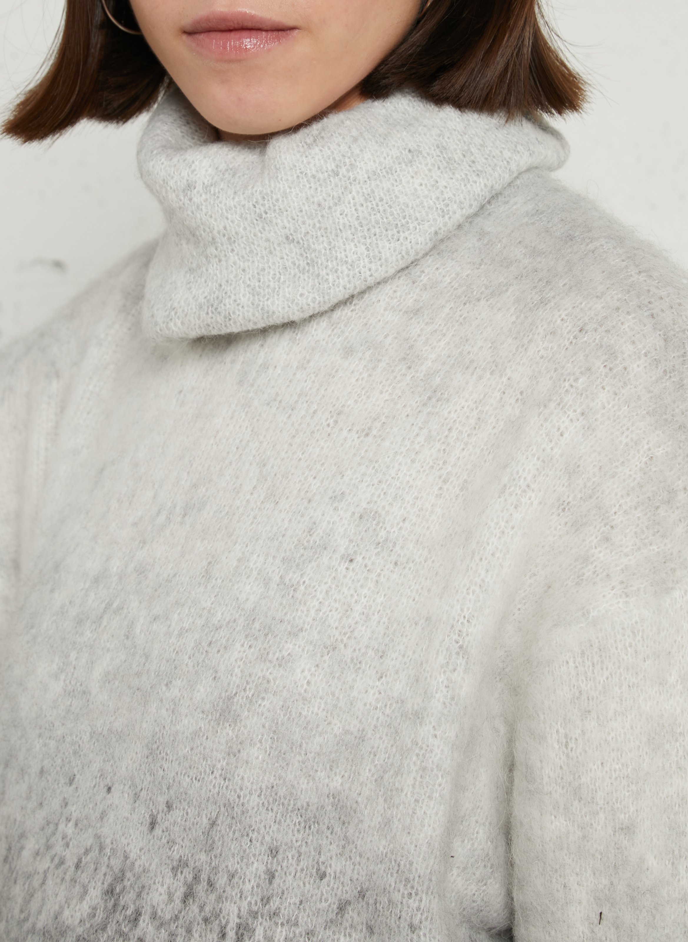 Oversize Rollkragenpullover LIU JO Grau