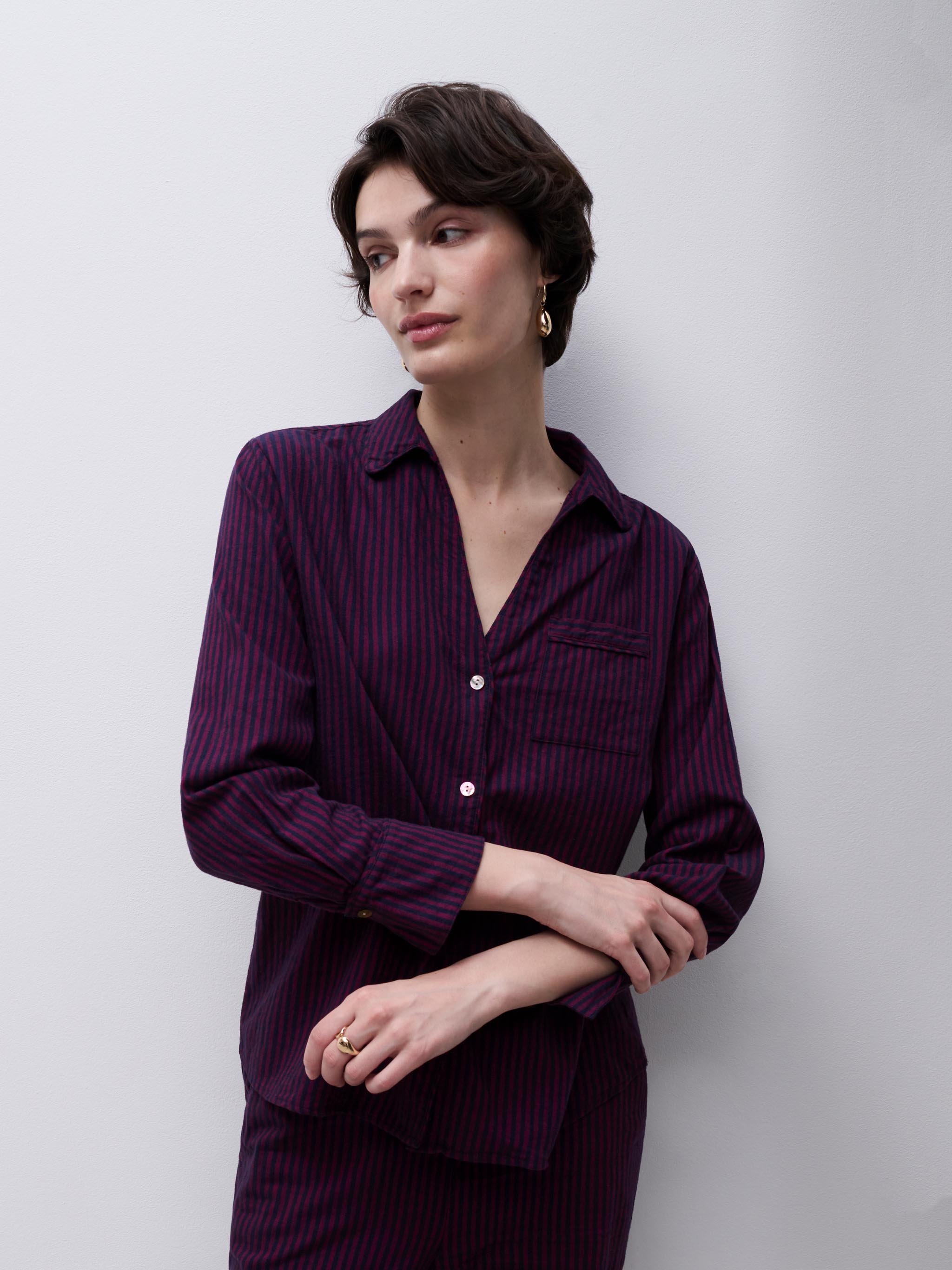 Long-sleeved shirt CHANTELLE Purple