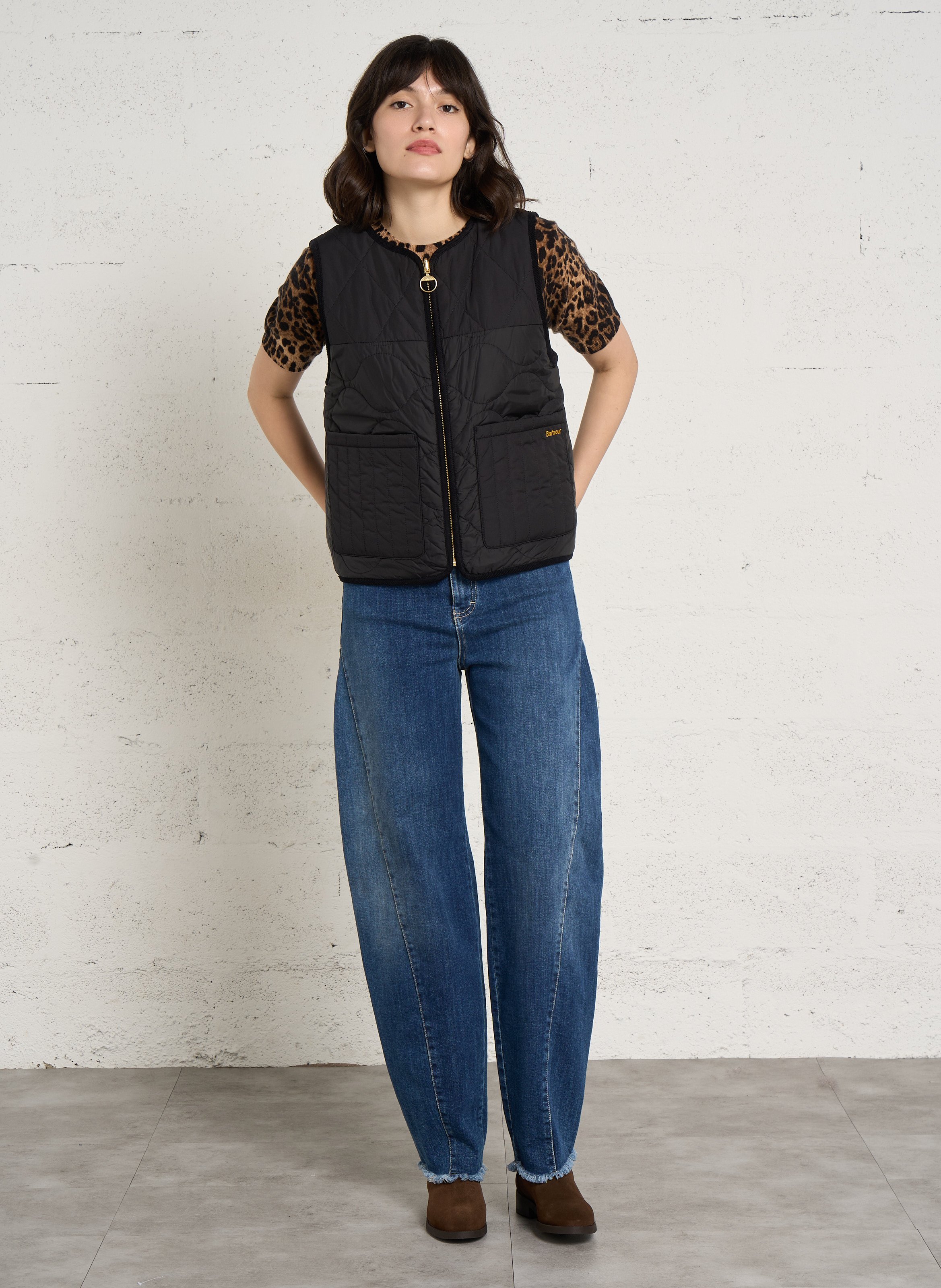 Jeansrock aus Baumwollmischung PLEASE Blau