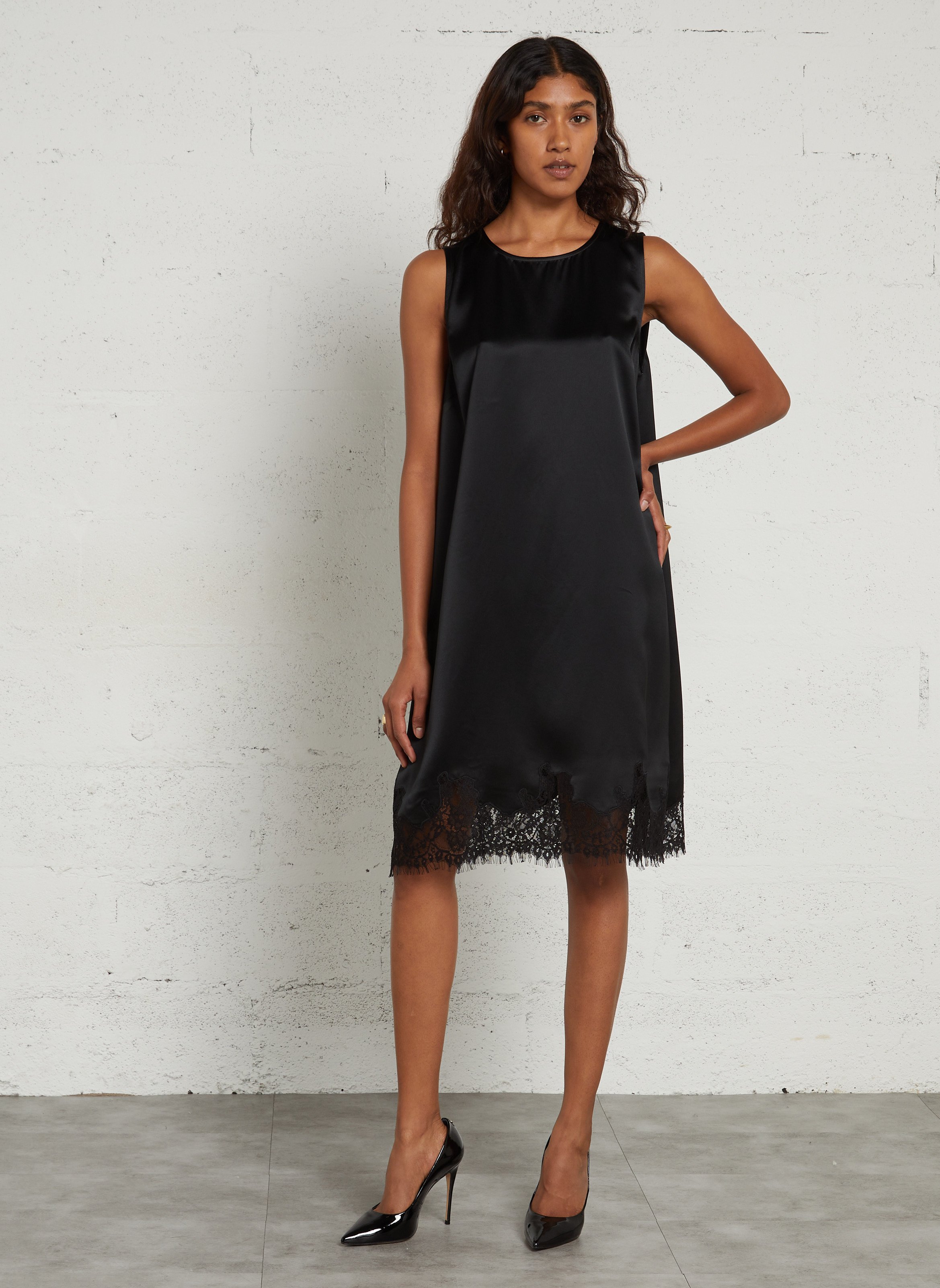 Short round-neck dress JC SOPHIE Black