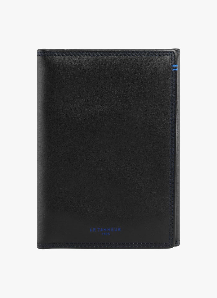 Portefeuille En Cuir Martin Noir Le Tanneur Homme Place des
