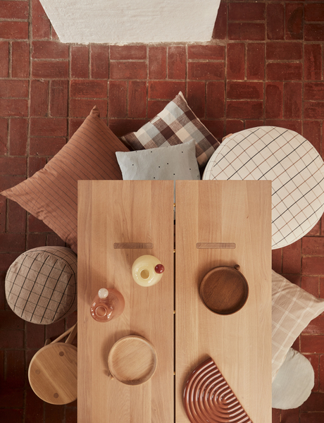 Oak platter OYOY LIVING DESIGN Brown
