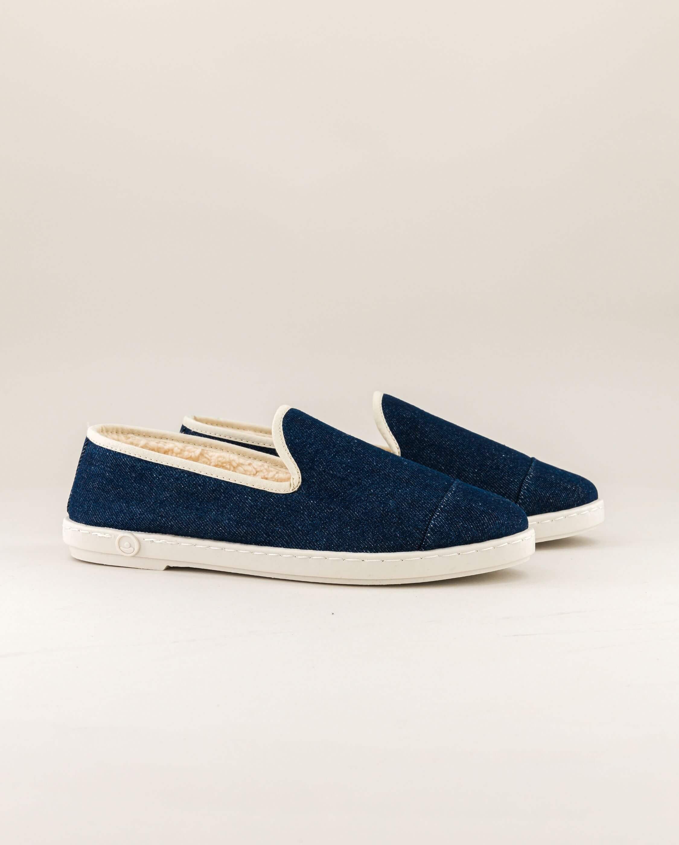 Women's denim slippers, raw ANGARDE Blue