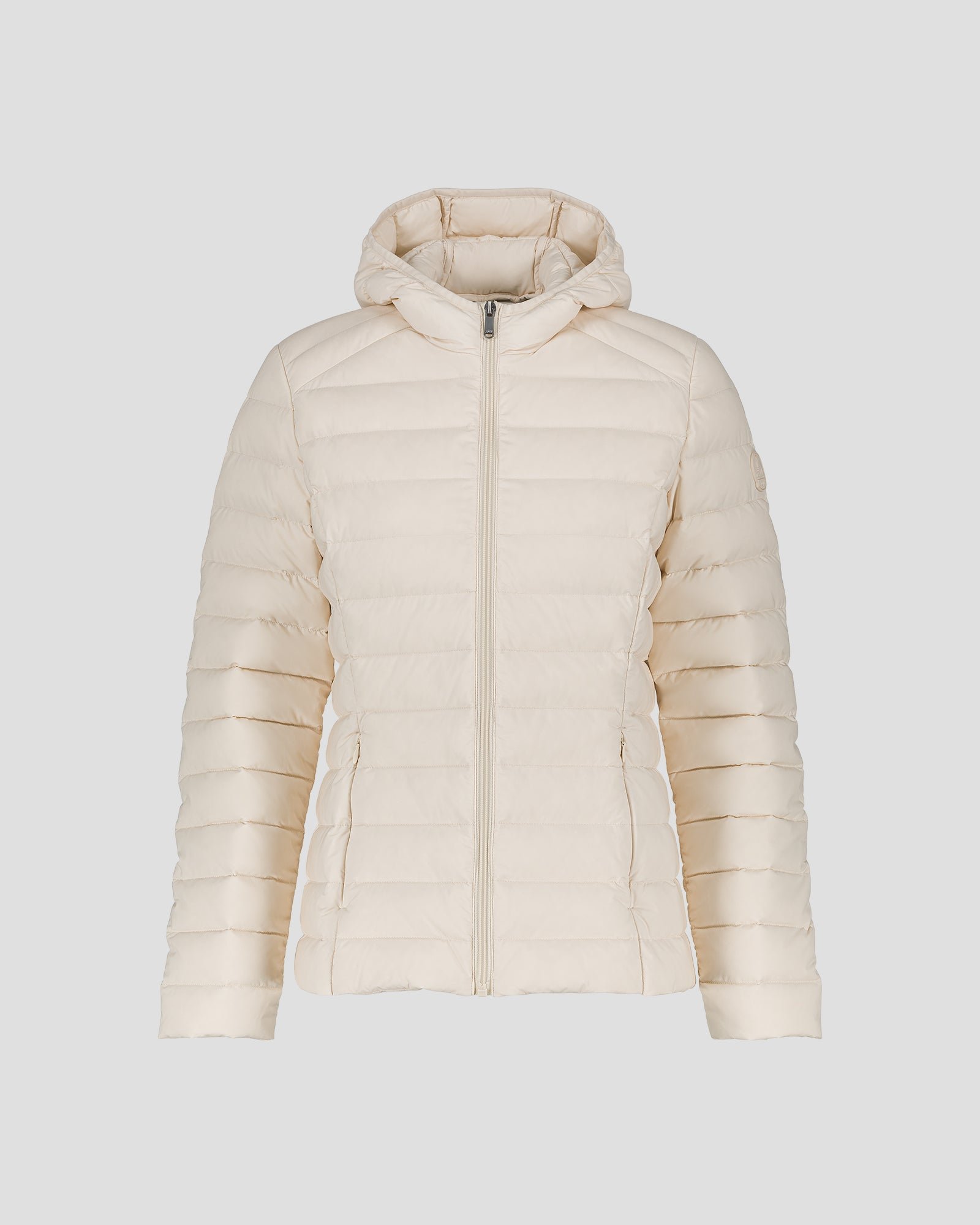 Lightweight stretch hooded puffer jacket Salma JOTT White