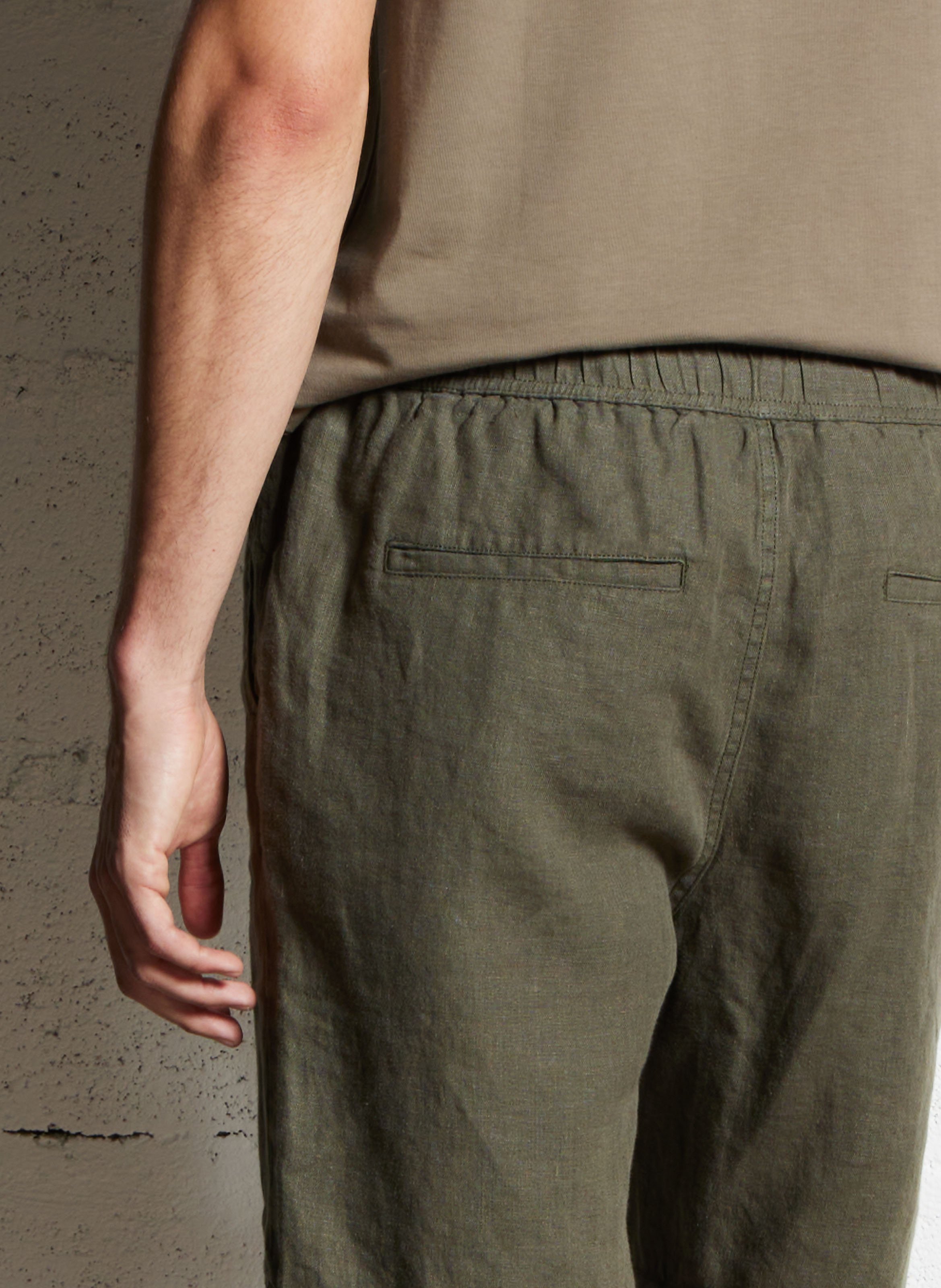 Straight cotton shorts KNOWLEDGE COTTON APPAREL Green