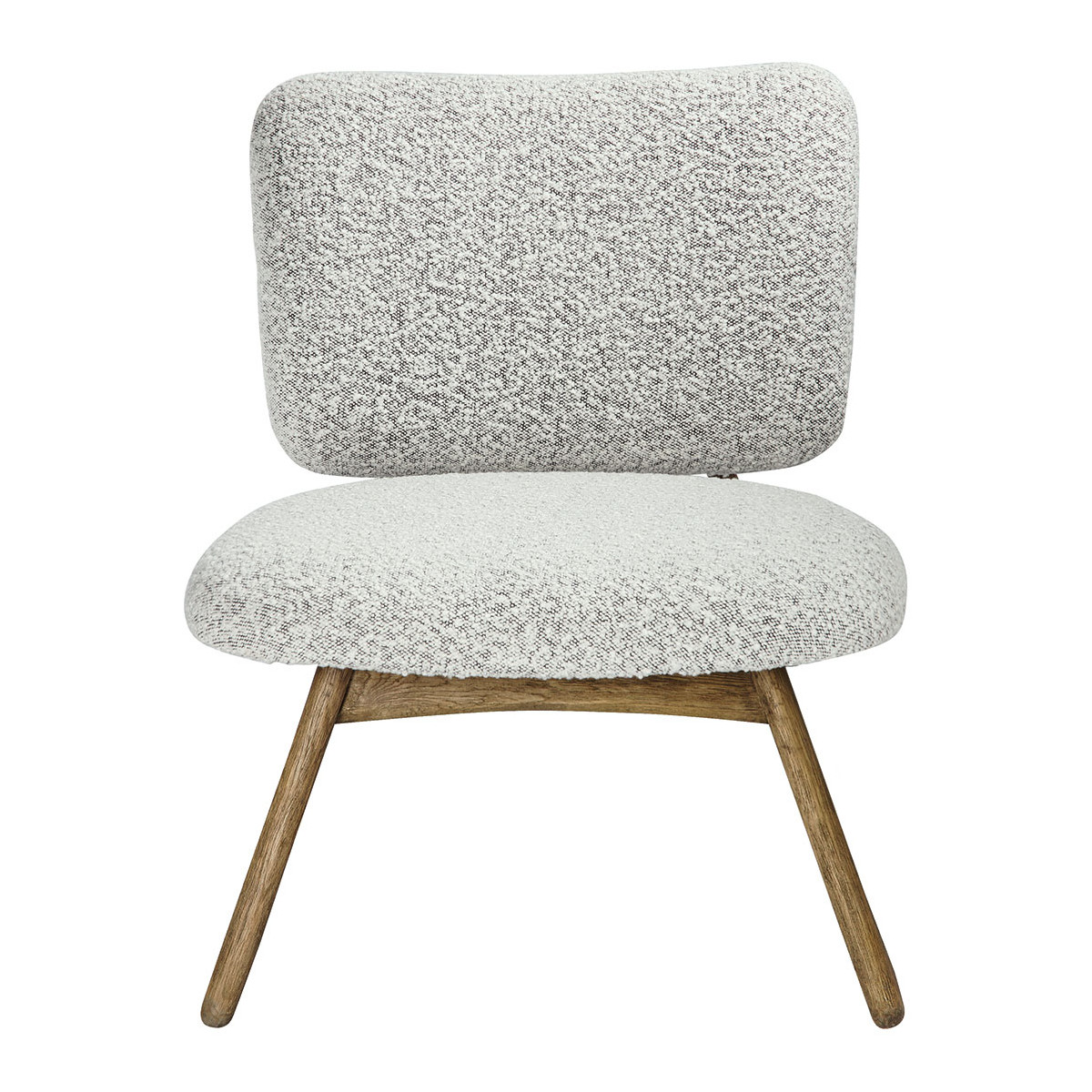 Oak armchair BLANC D'IVOIRE Grey