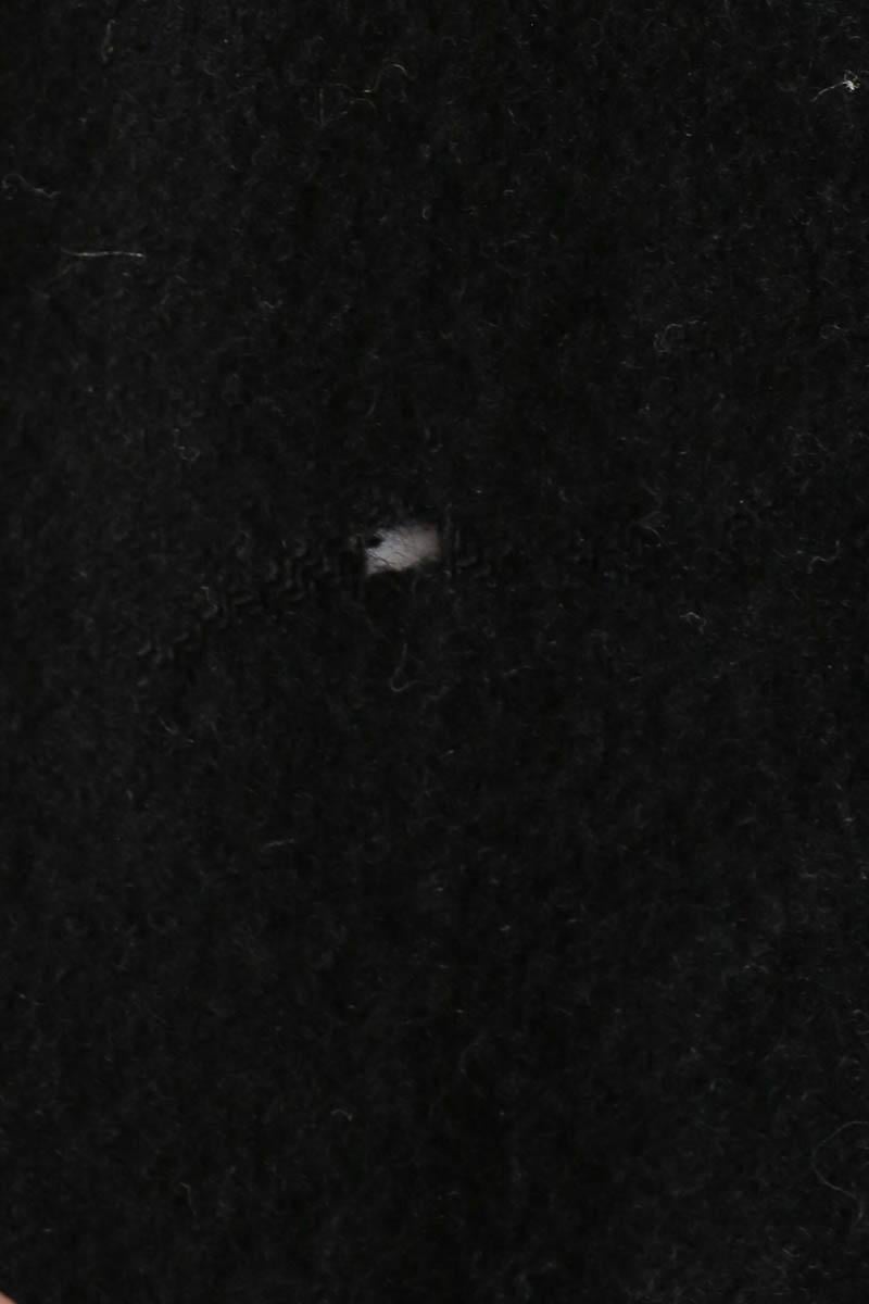 Leather jacket with hood Black