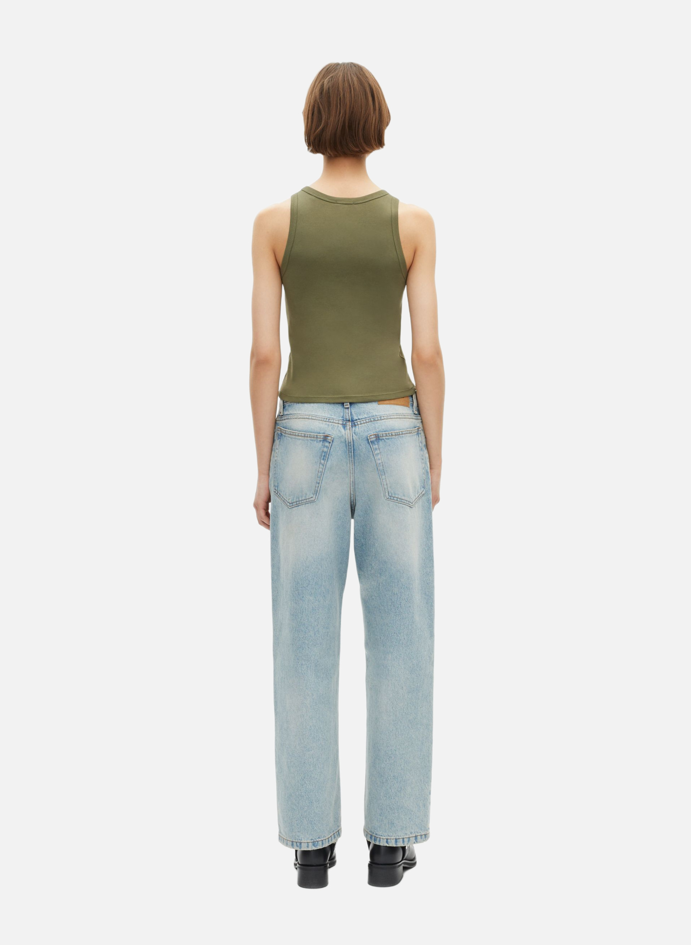 Tank top with crest THE KOOPLES Green