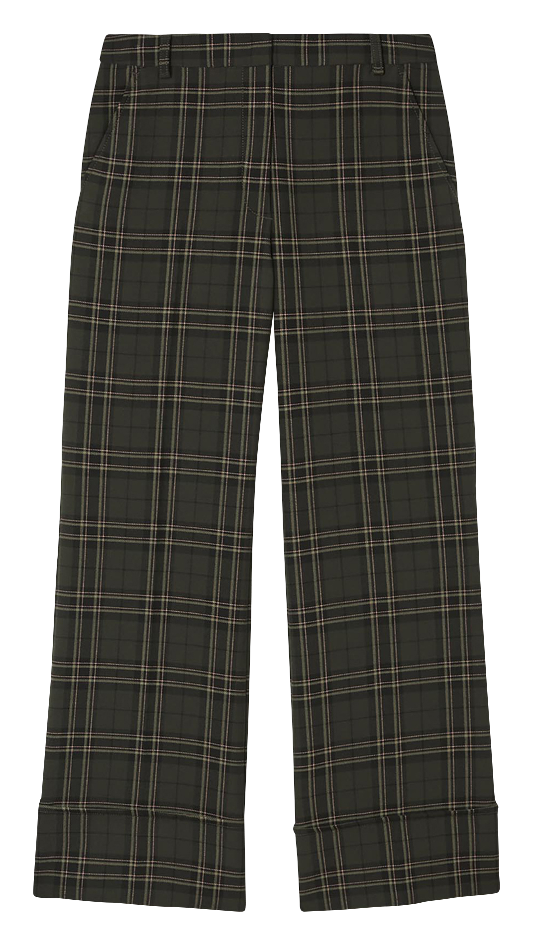 Pantalon droit imprimé TARA JARMON Vert