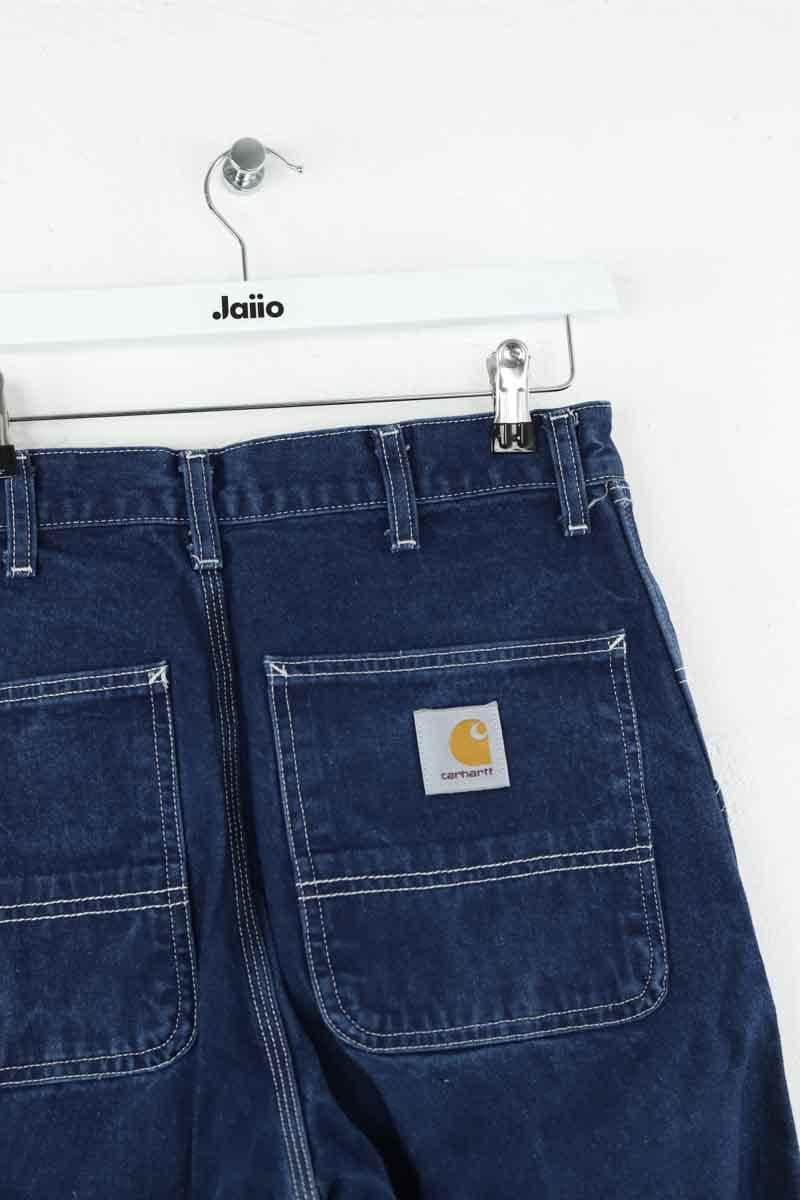 Slim-fit stretch cotton jeans with regular waist CARHARTT - SECONDE MAIN Blue