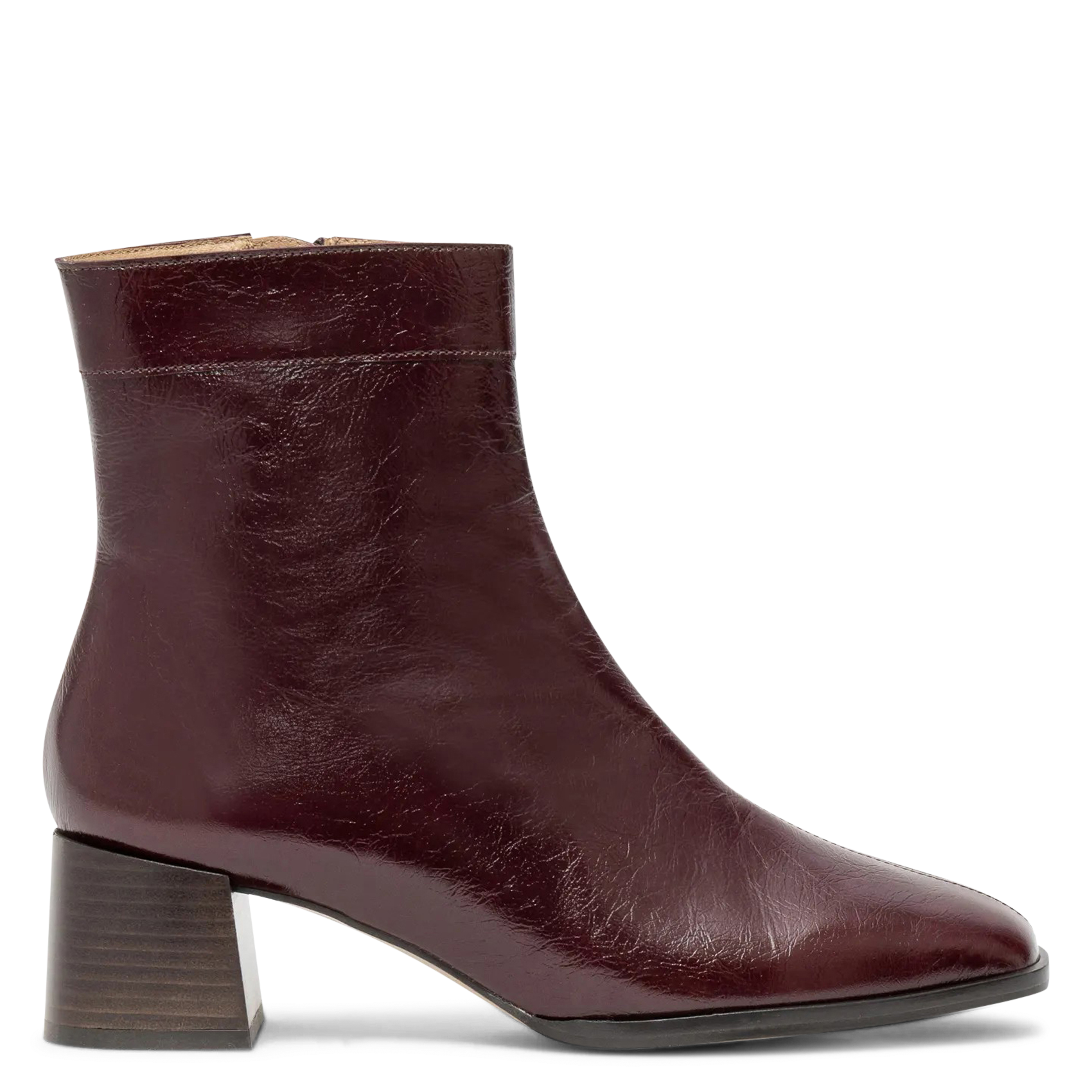 Graham patent leather ankle boots BOCAGE Brown
