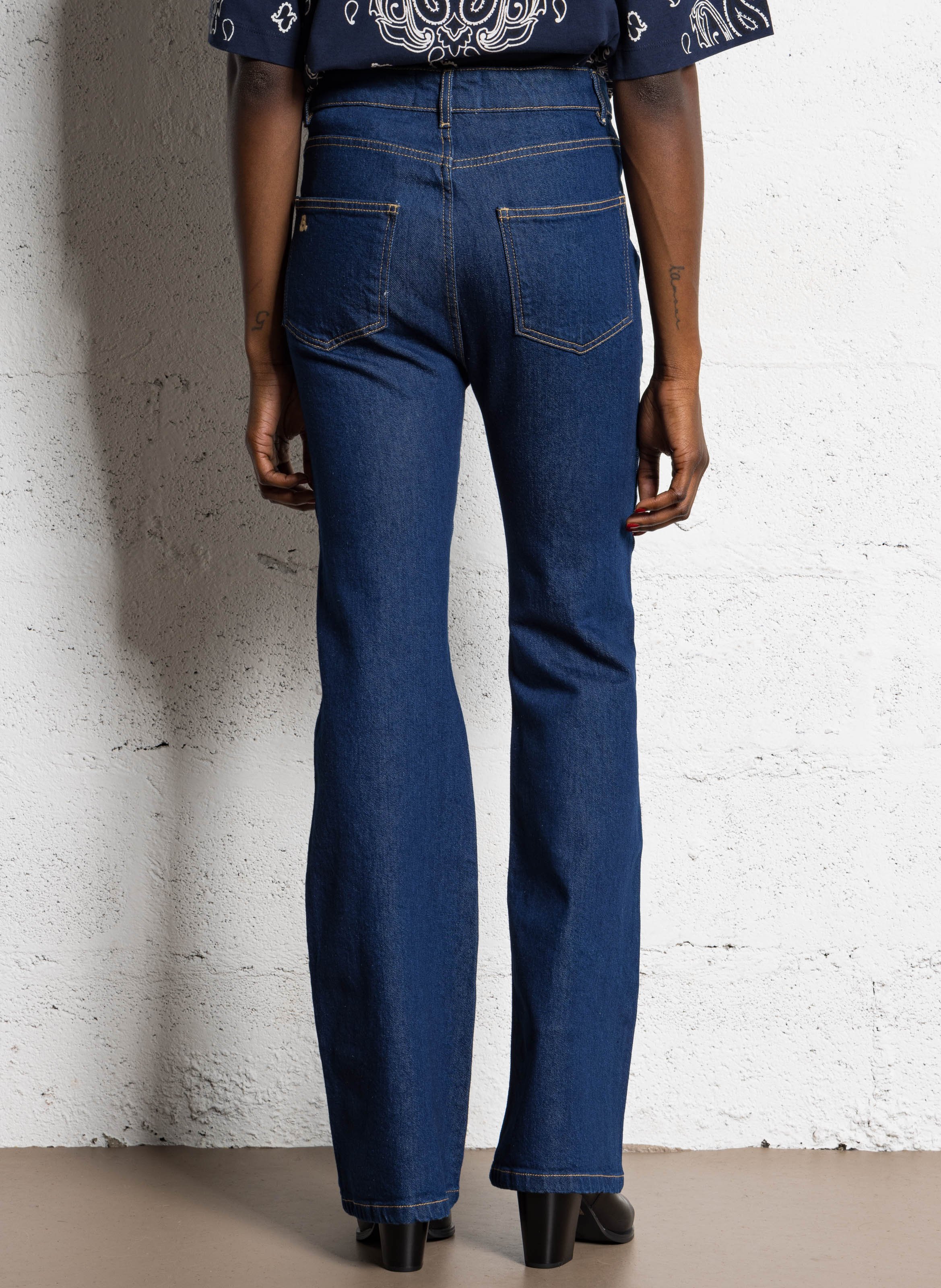 Charlotte - Flared Jeans aus Baumwolle BERENICE Blau