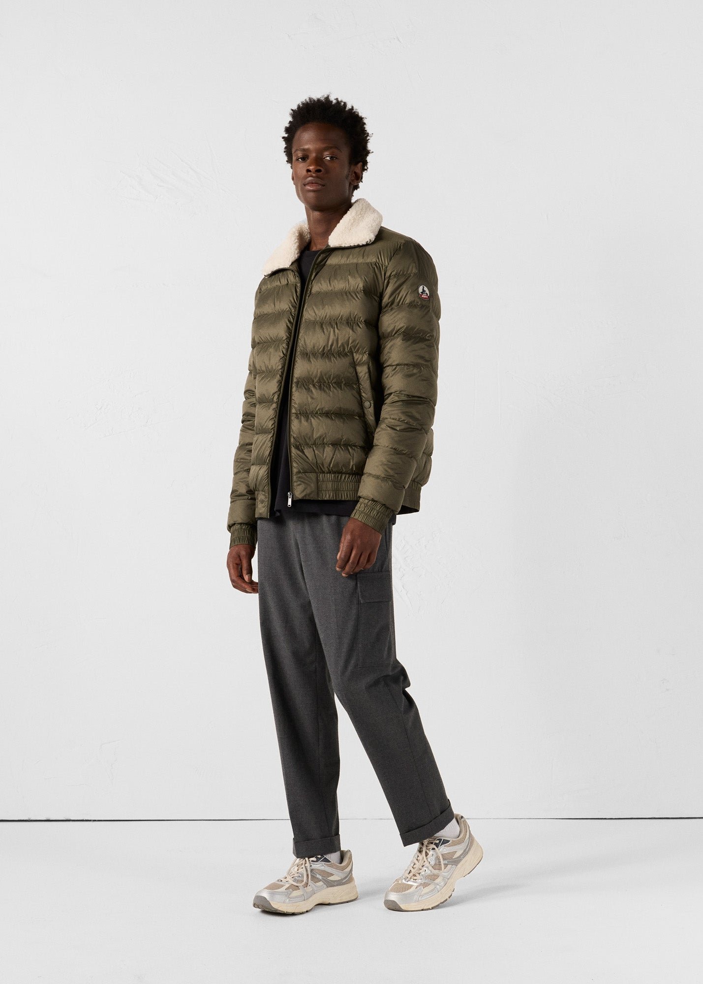 Chuck aviator puffer jacket JOTT Green