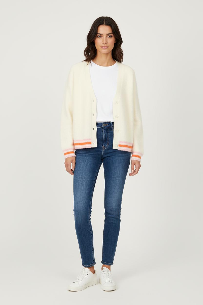 Cardigan ABSOLUT CASHMERE - Seconde main White