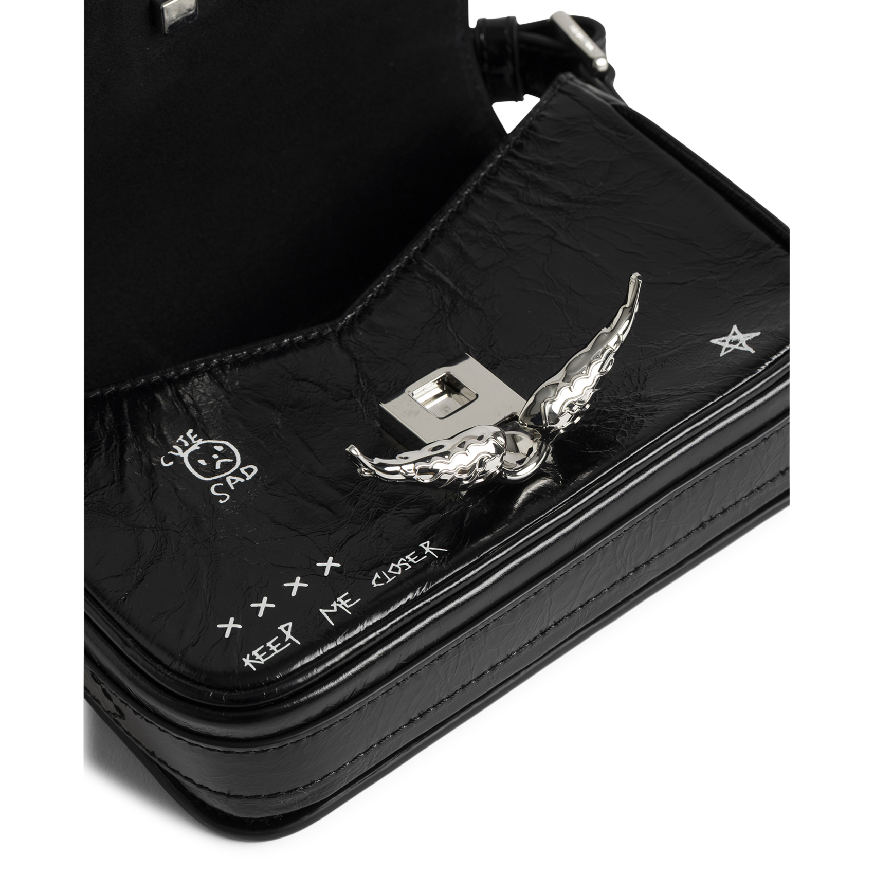 Dori leather shoulder bag ZADIG&VOLTAIRE Black